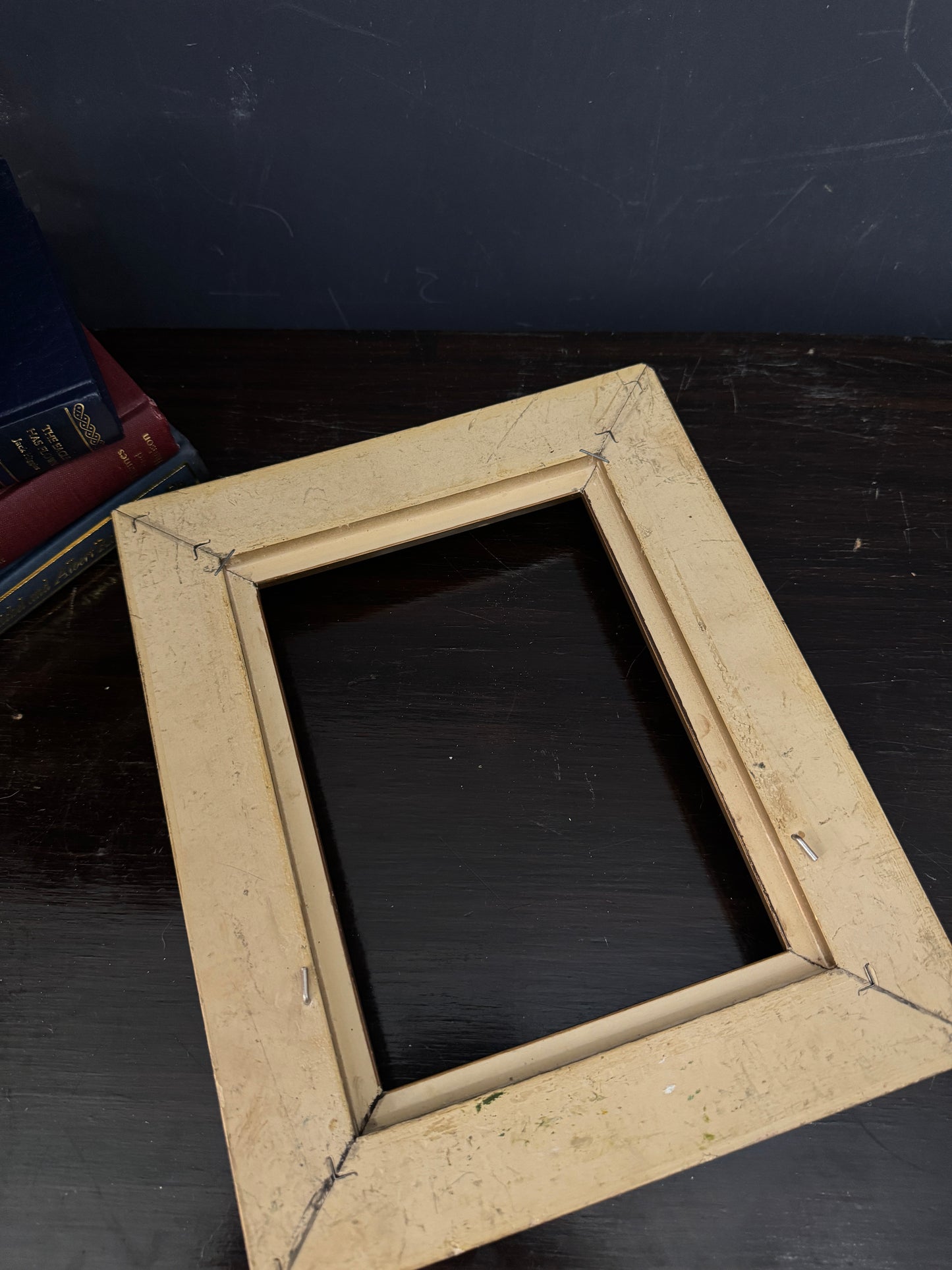 Vintage Extra Thick Ornate Wooden Elowen Frame