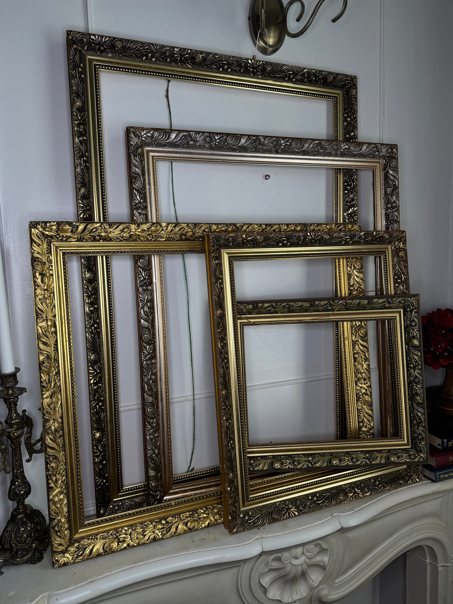 Vintage Belvoir Ornate Gold Medium Mirror