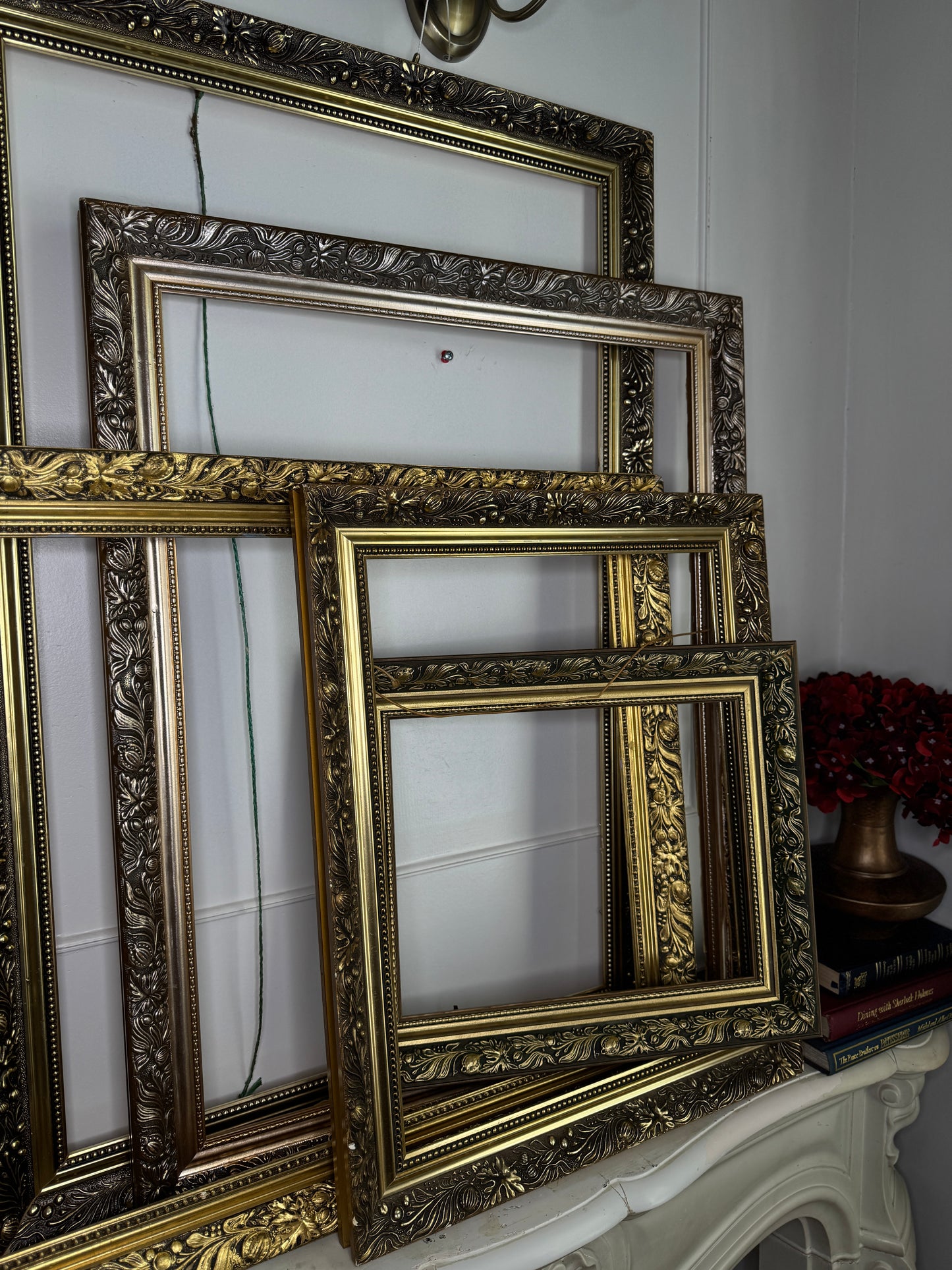 Vintage Belvoir Ornate Gold Medium Mirror