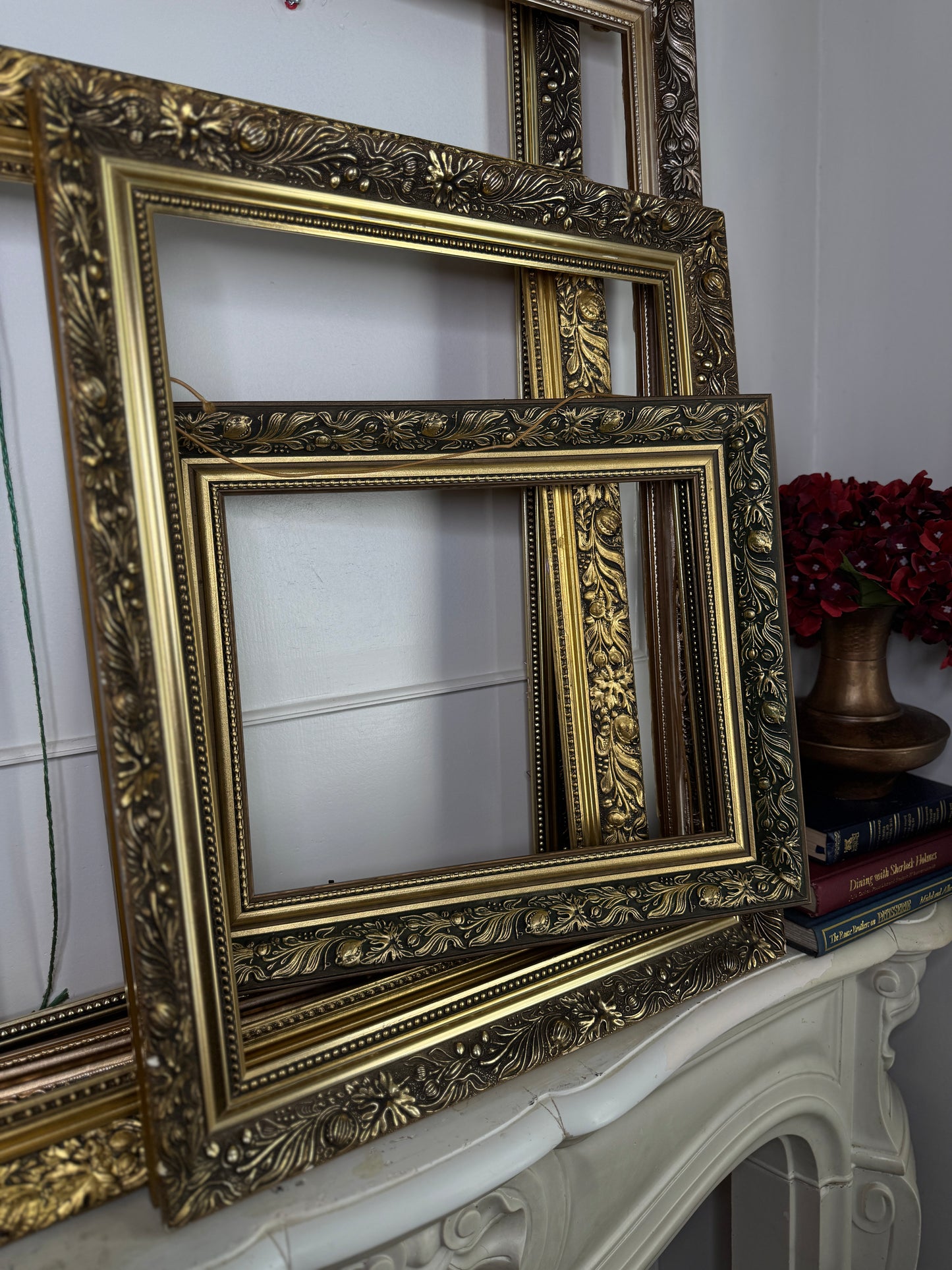 Vintage Belvoir Ornate Gold Medium Mirror