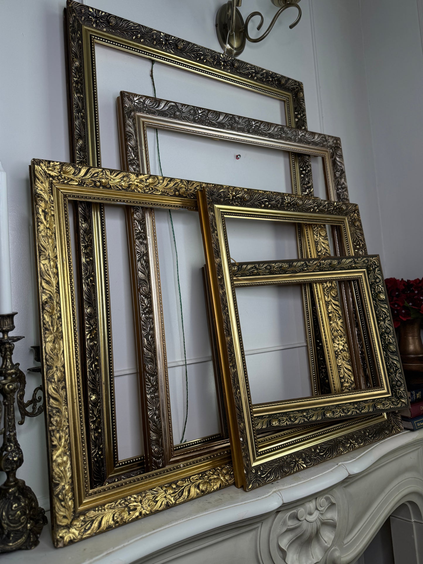 Vintage Belvoir Ornate Gold Medium Mirror