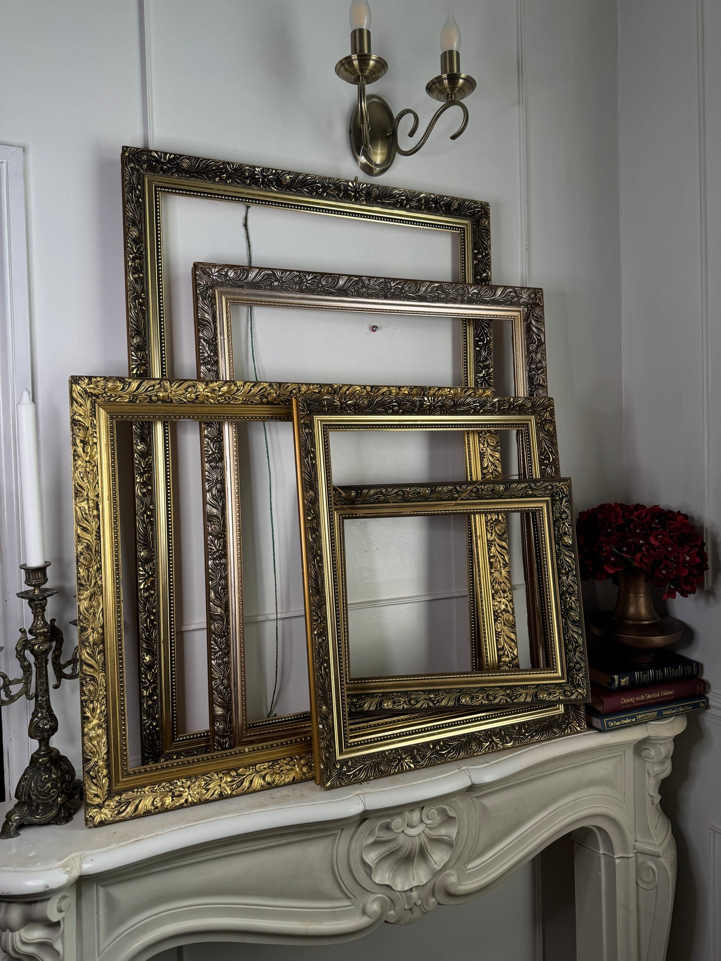 Vintage Belvoir Ornate Gold Medium Mirror