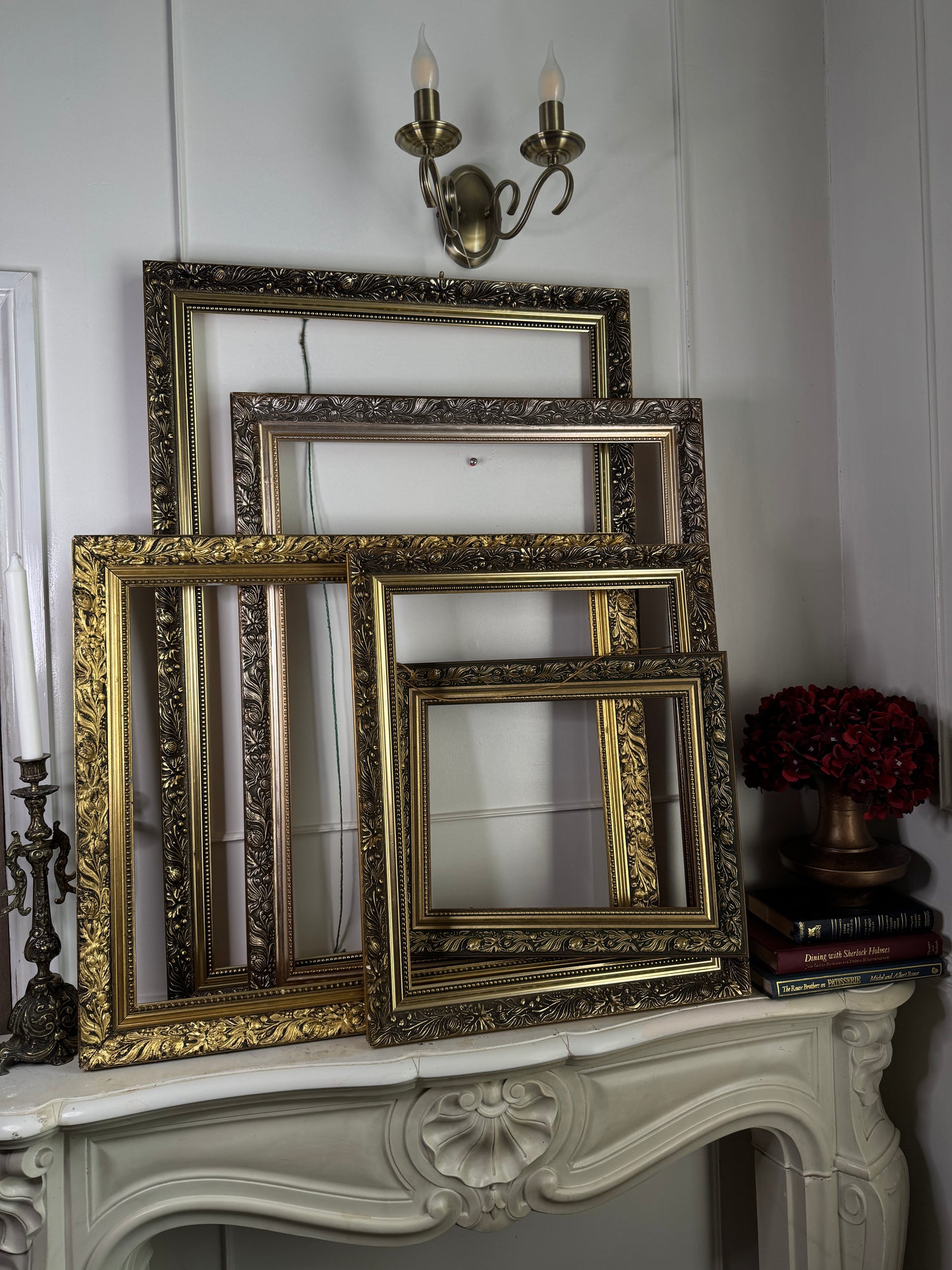 Vintage Belvoir Ornate Gold Medium Mirror