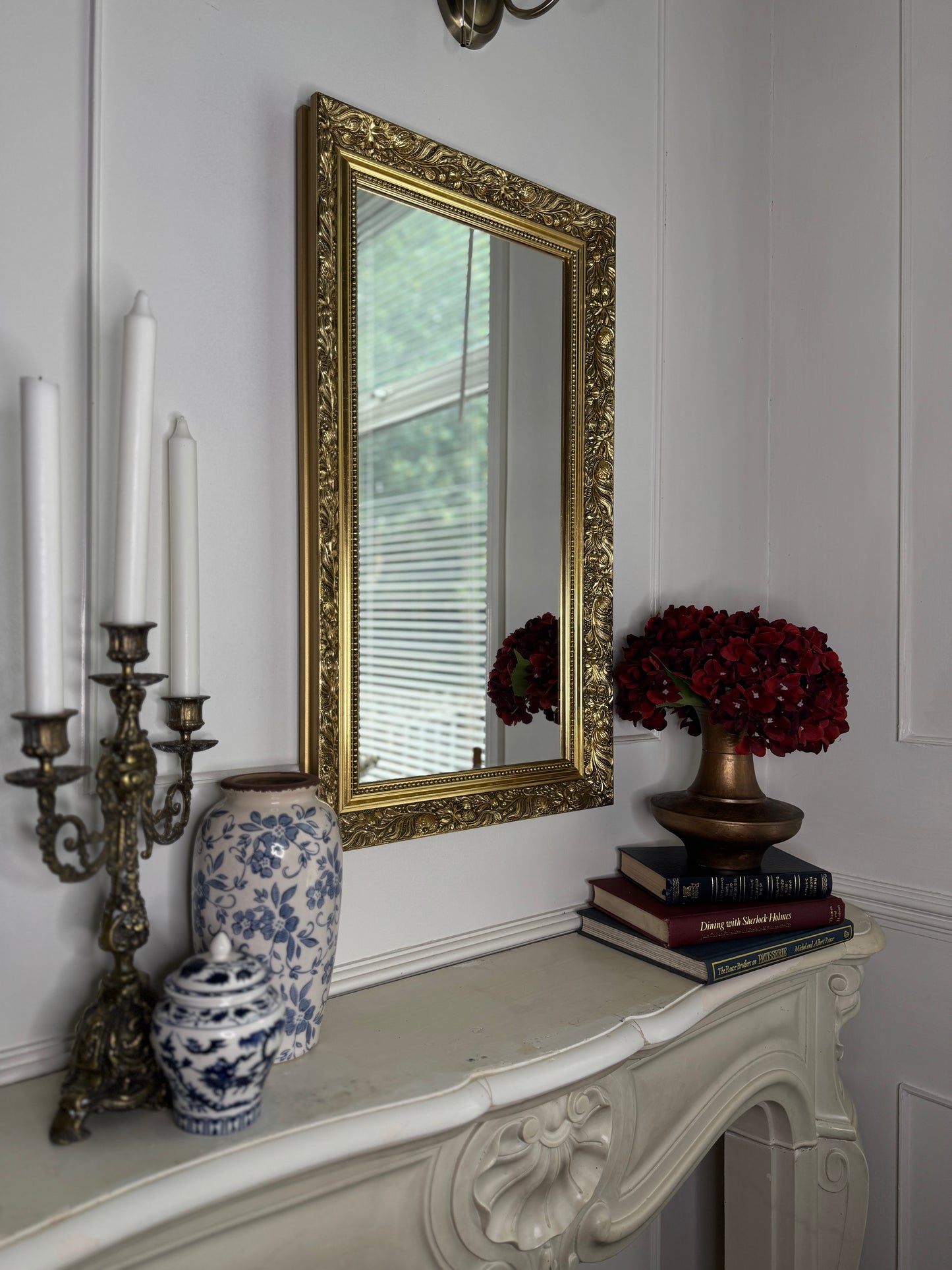 Vintage Belvoir Ornate Gold Medium Mirror