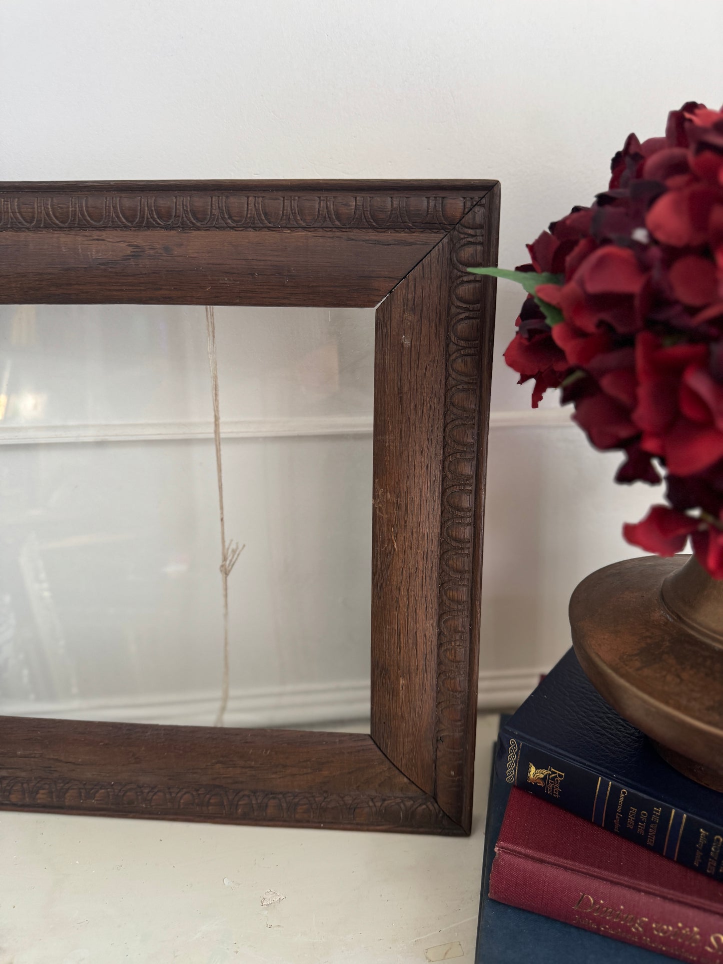 Antique Carved Wooden Frame Rustic Collection