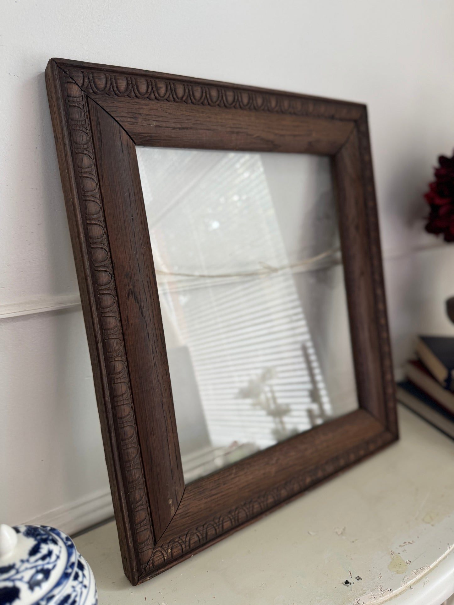Antique Carved Wooden Frame Rustic Collection