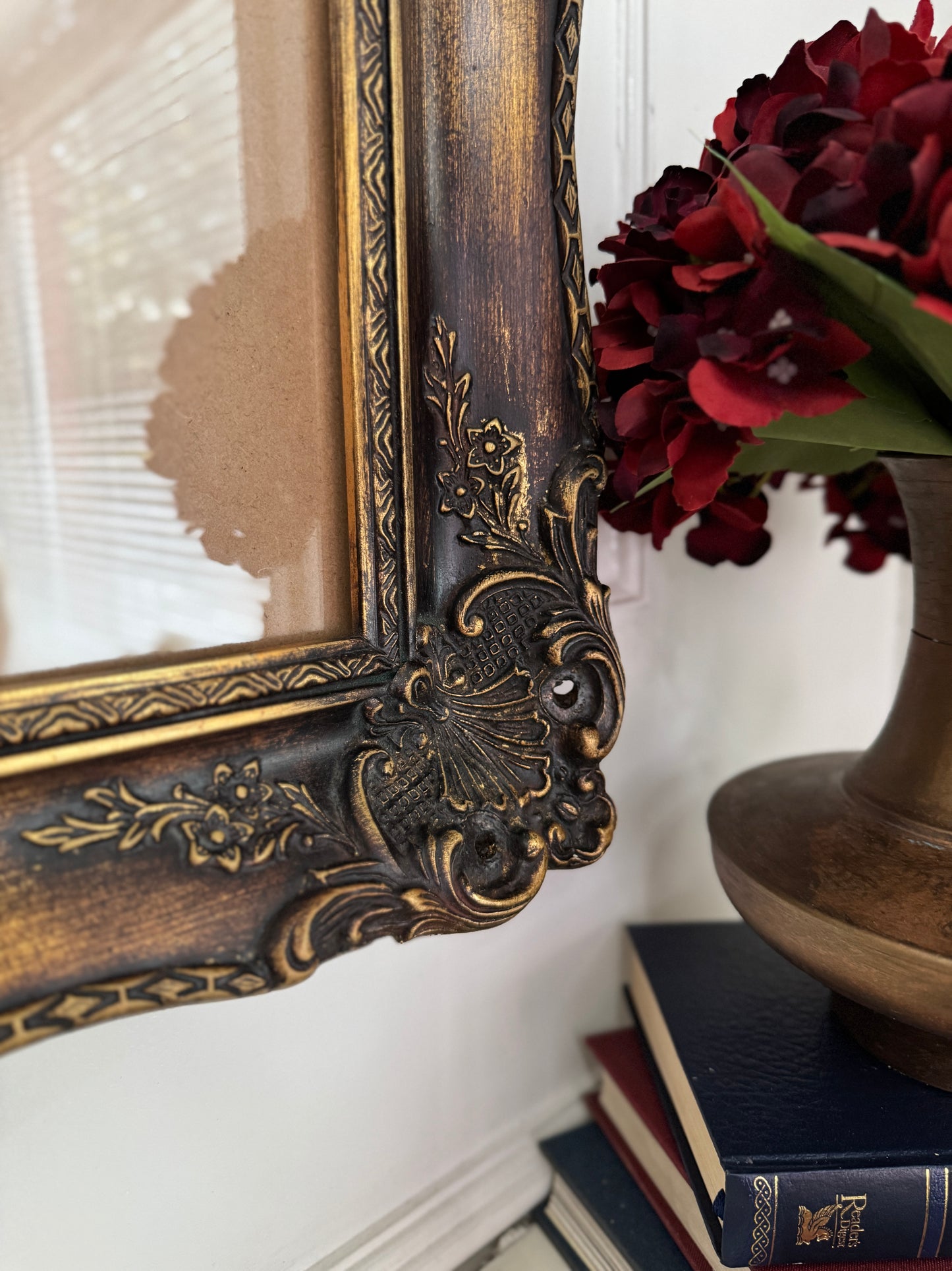 Black & Gold Rare Antique Texas Gilt Frame