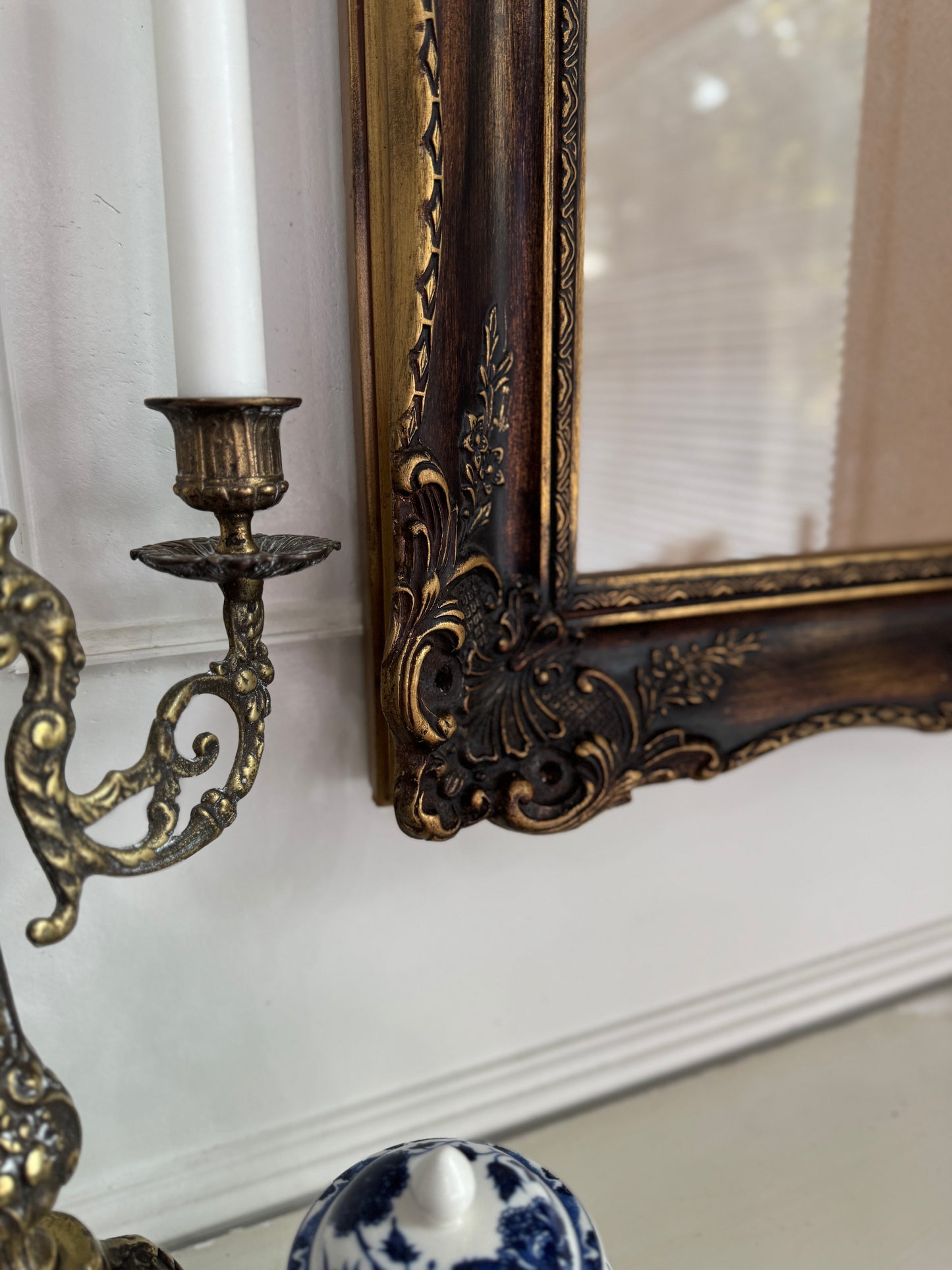 Black & Gold Rare Antique Texas Gilt Frame