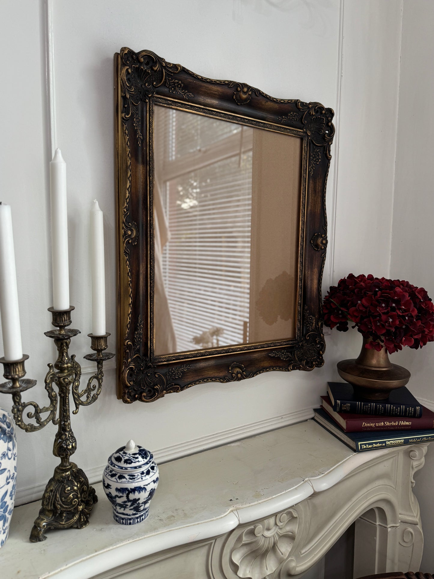 Black & Gold Rare Antique Texas Gilt Frame