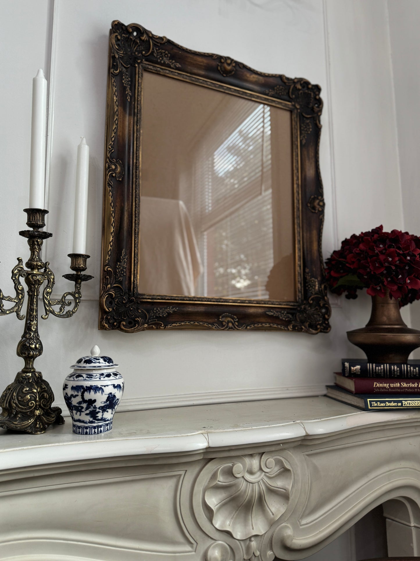 Black & Gold Rare Antique Texas Gilt Frame