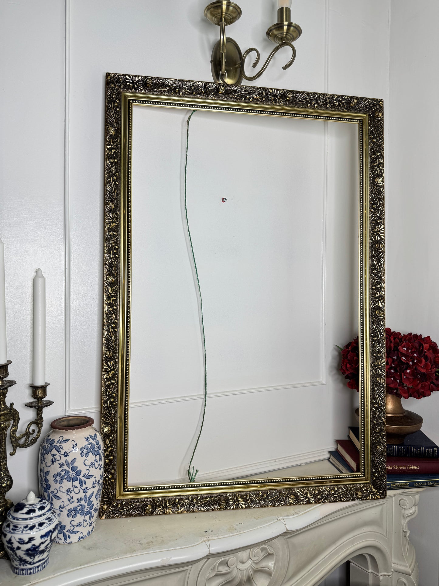 Antique Large Luxurious Belvoir Ornate Gold Frame