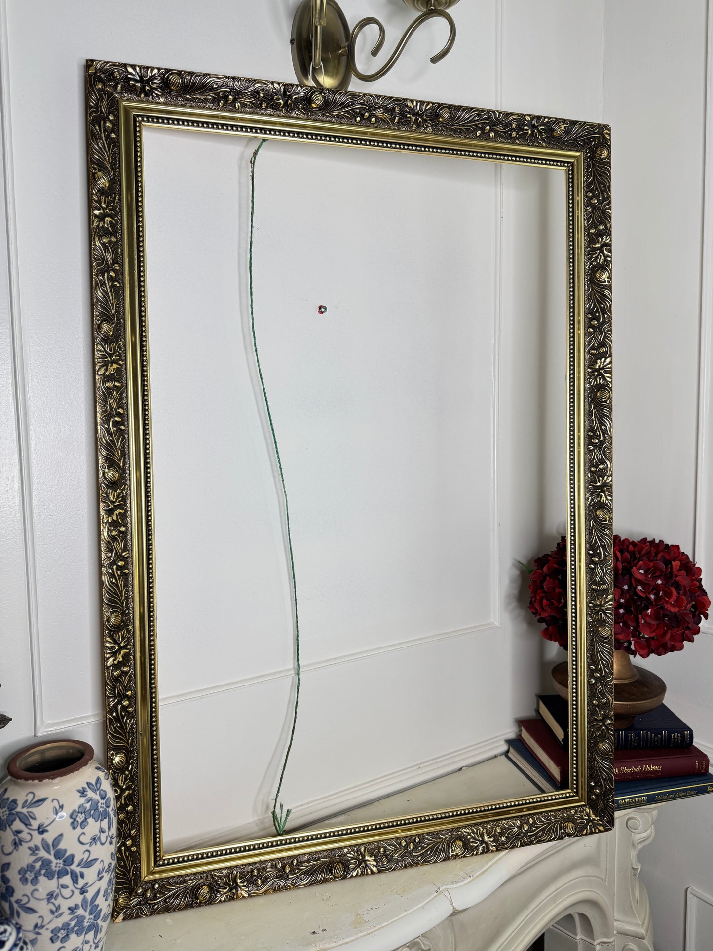 Antique Large Luxurious Belvoir Ornate Gold Frame