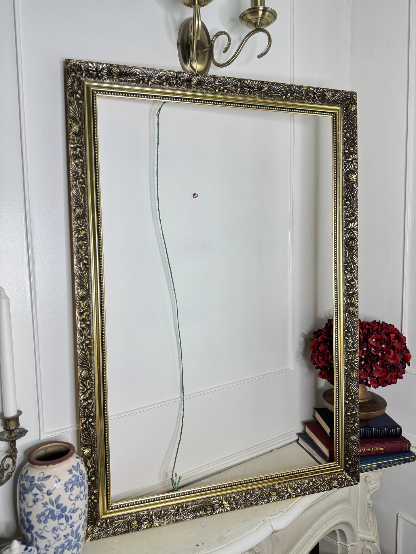 Antique Large Luxurious Belvoir Ornate Gold Frame