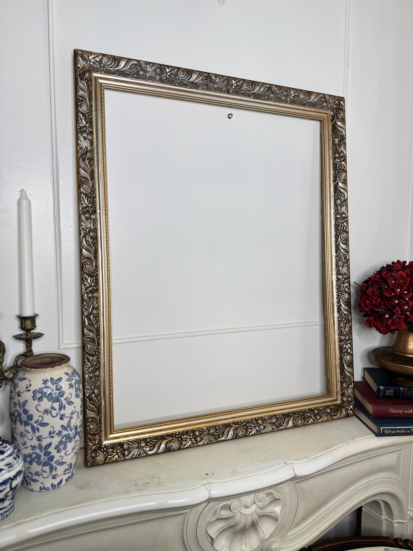 Antique Large Luxurious Belvoir Ornate Gold Frame