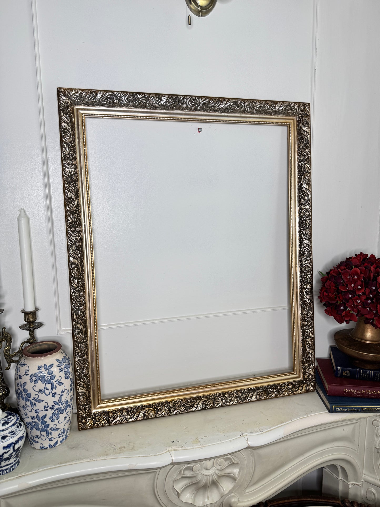 Antique Large Luxurious Belvoir Ornate Gold Frame
