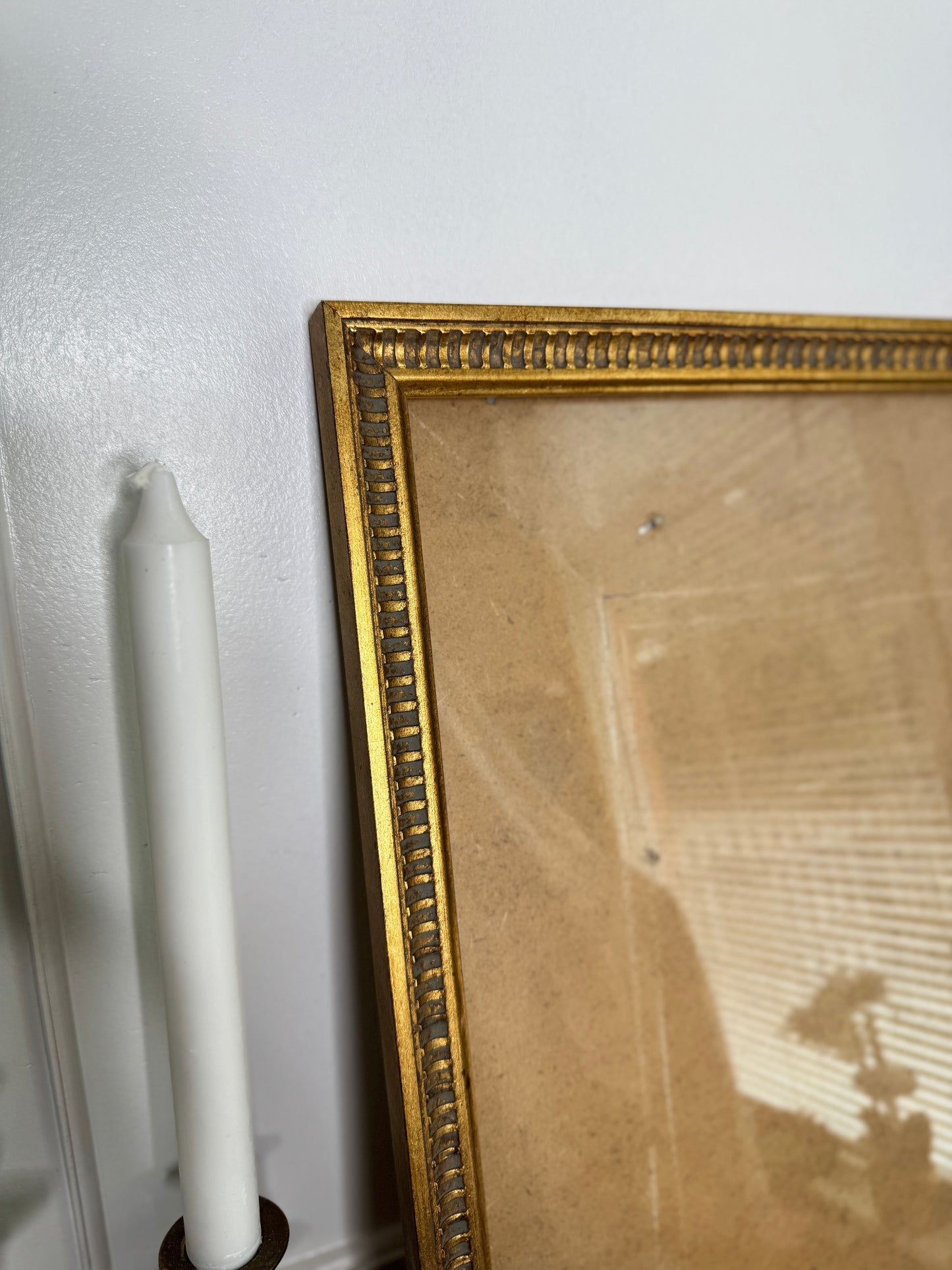 Antique Unique Edge Gold & Grey Themed Camberleigh Frame