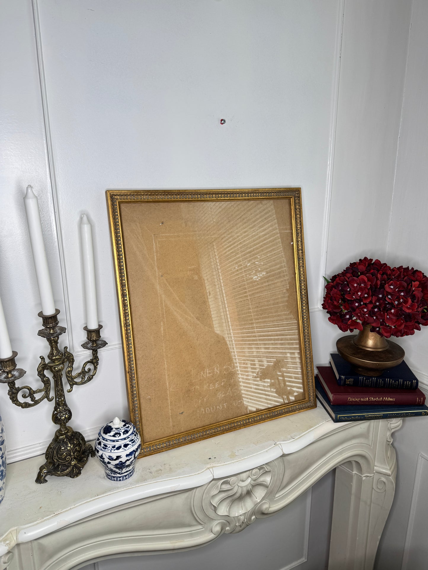 Antique Unique Edge Gold & Grey Themed Camberleigh Frame