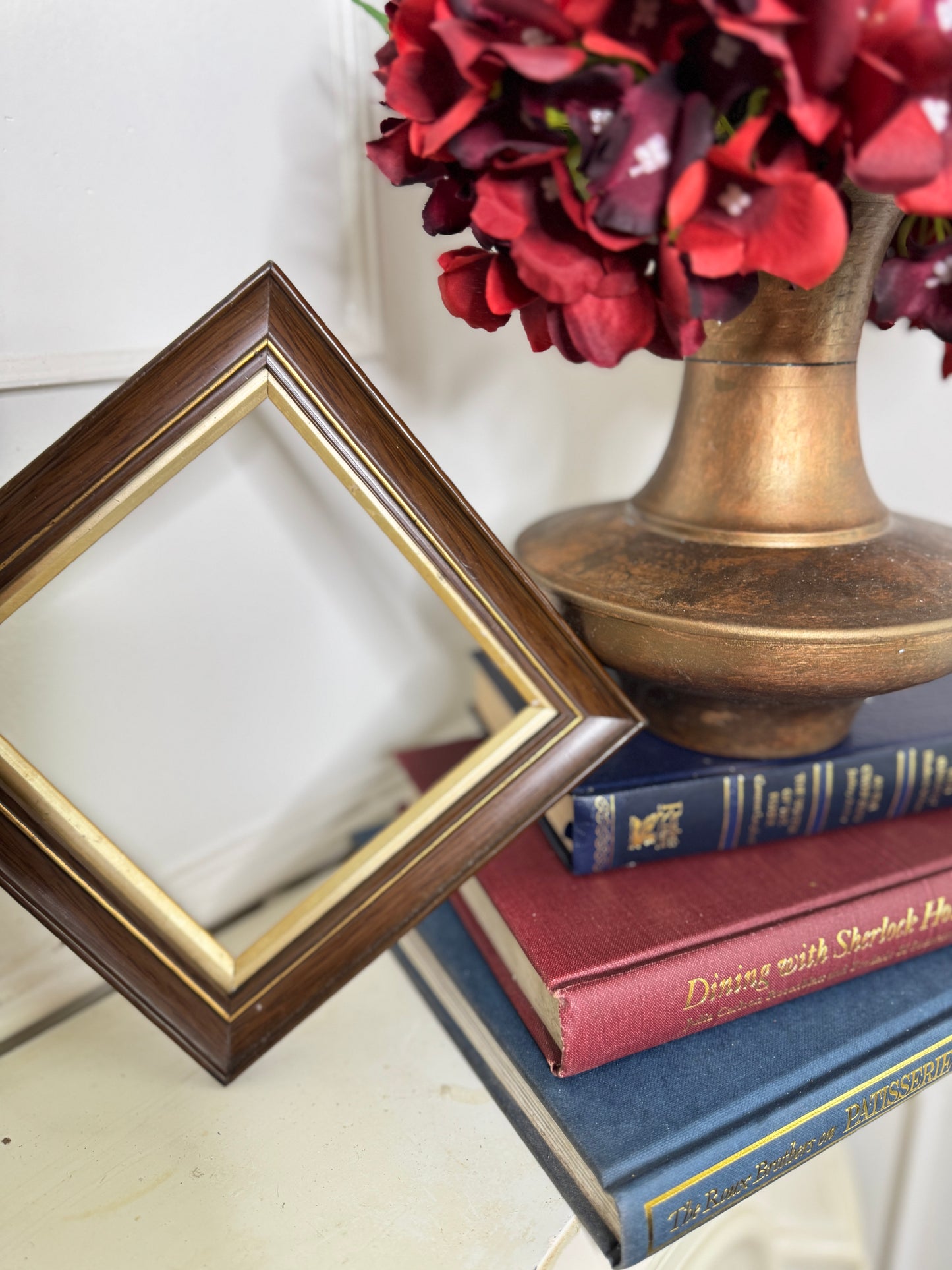 Antique Wooden Double Mini Braymorei Frame