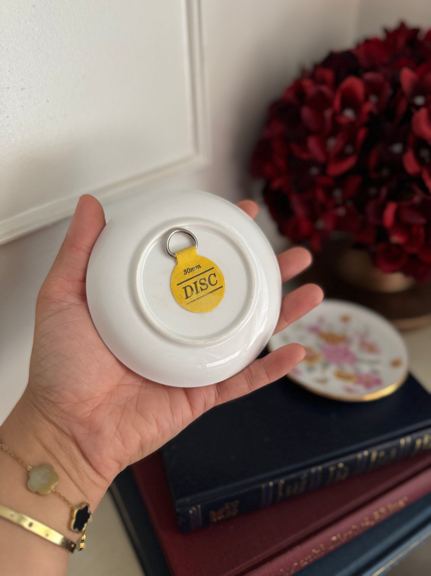 Vintage Ceramic Matching Mini Wall Plate Pair