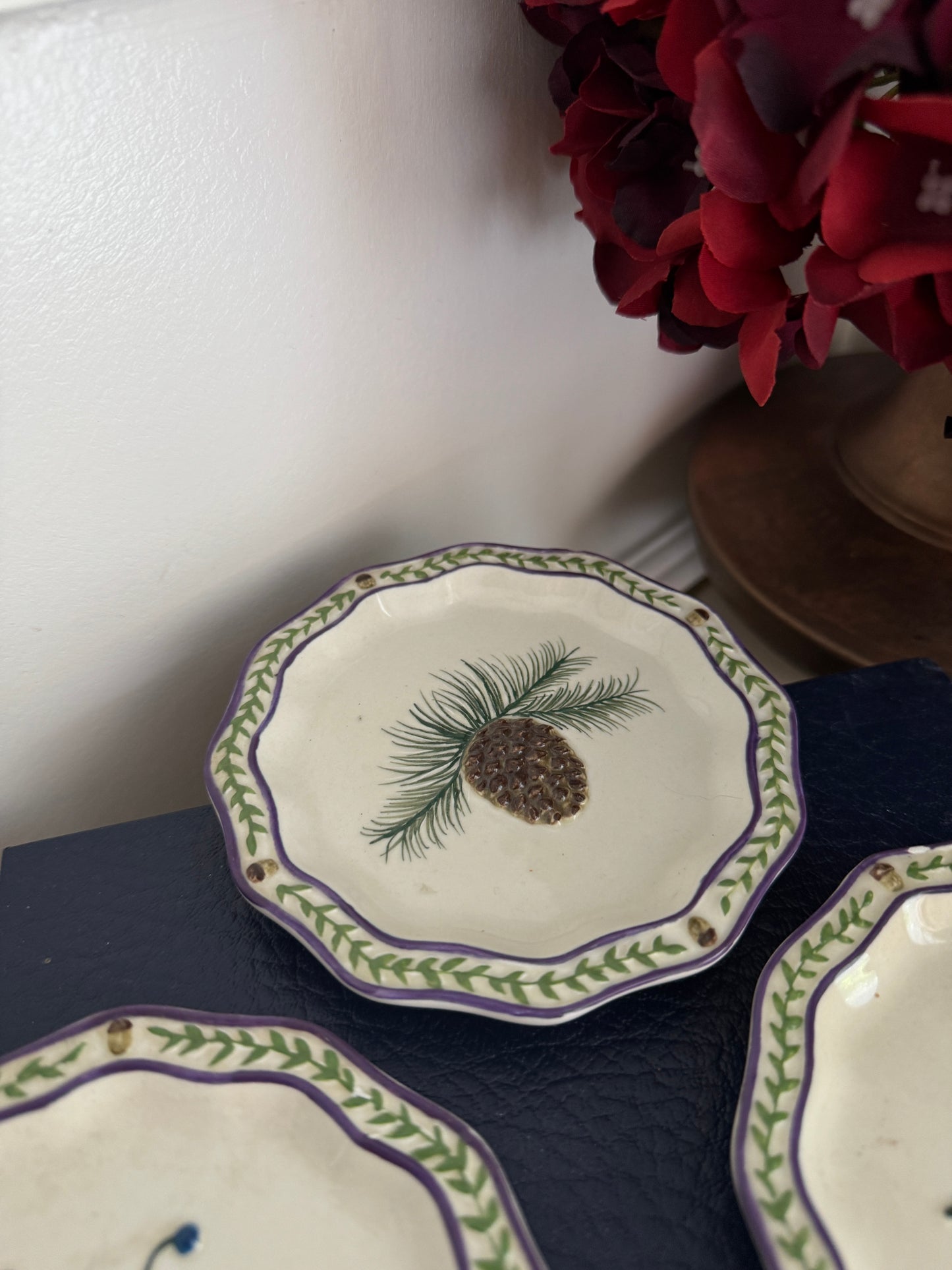 The Petite Trio Vintage Ceramic Plate Mini Gallery Wall Set