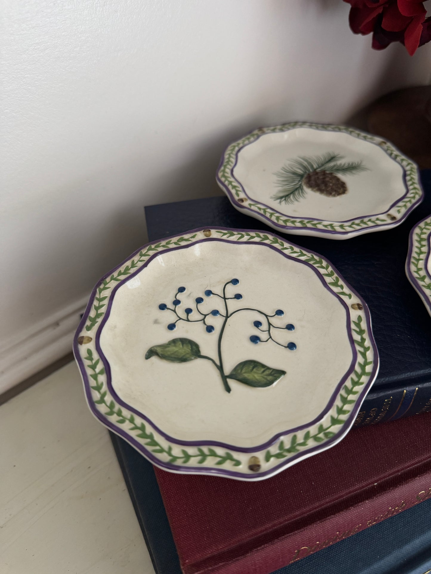 The Petite Trio Vintage Ceramic Plate Mini Gallery Wall Set