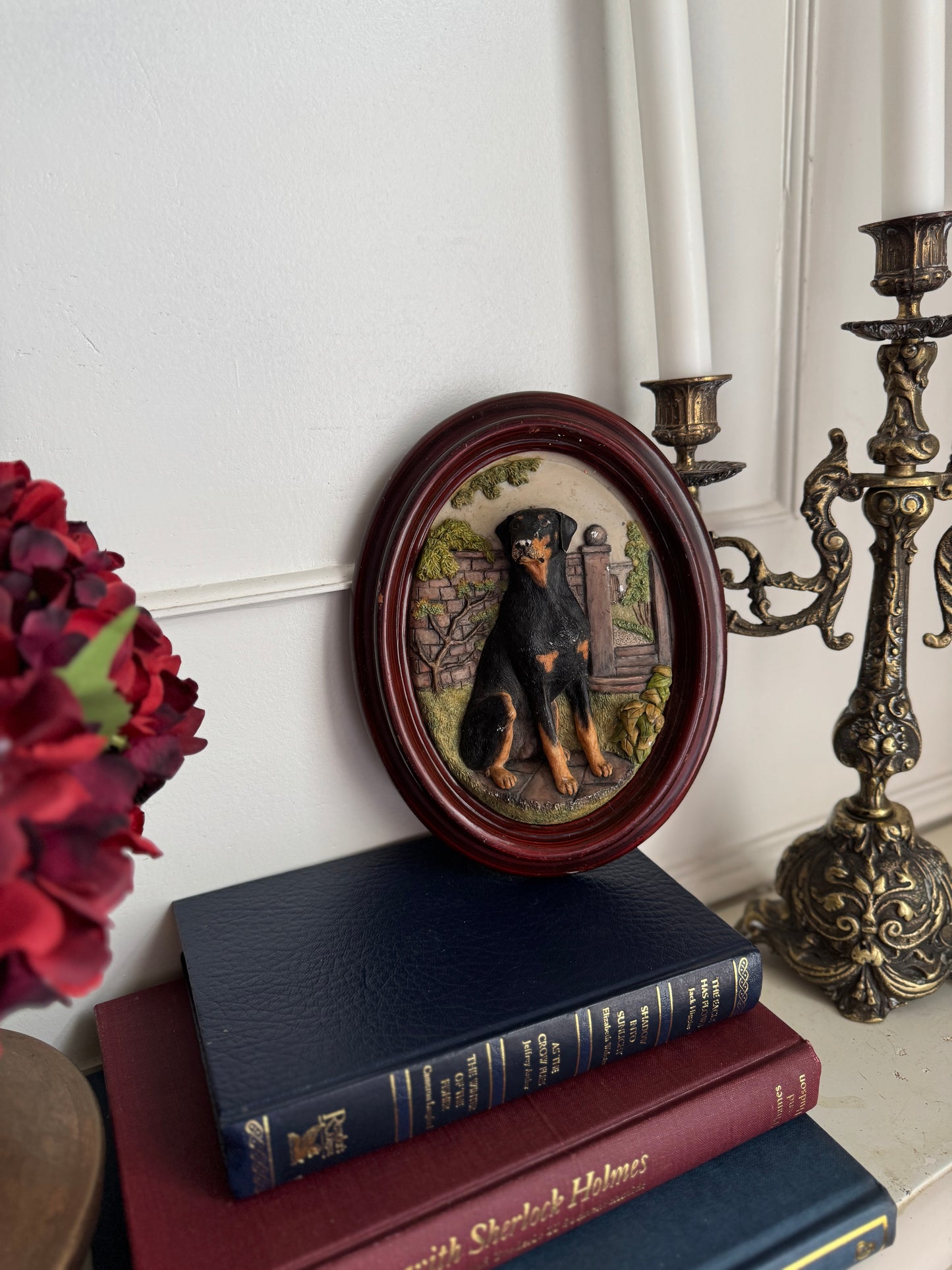 Classic Canine Vintage 3D Dog Wall Plaque Art