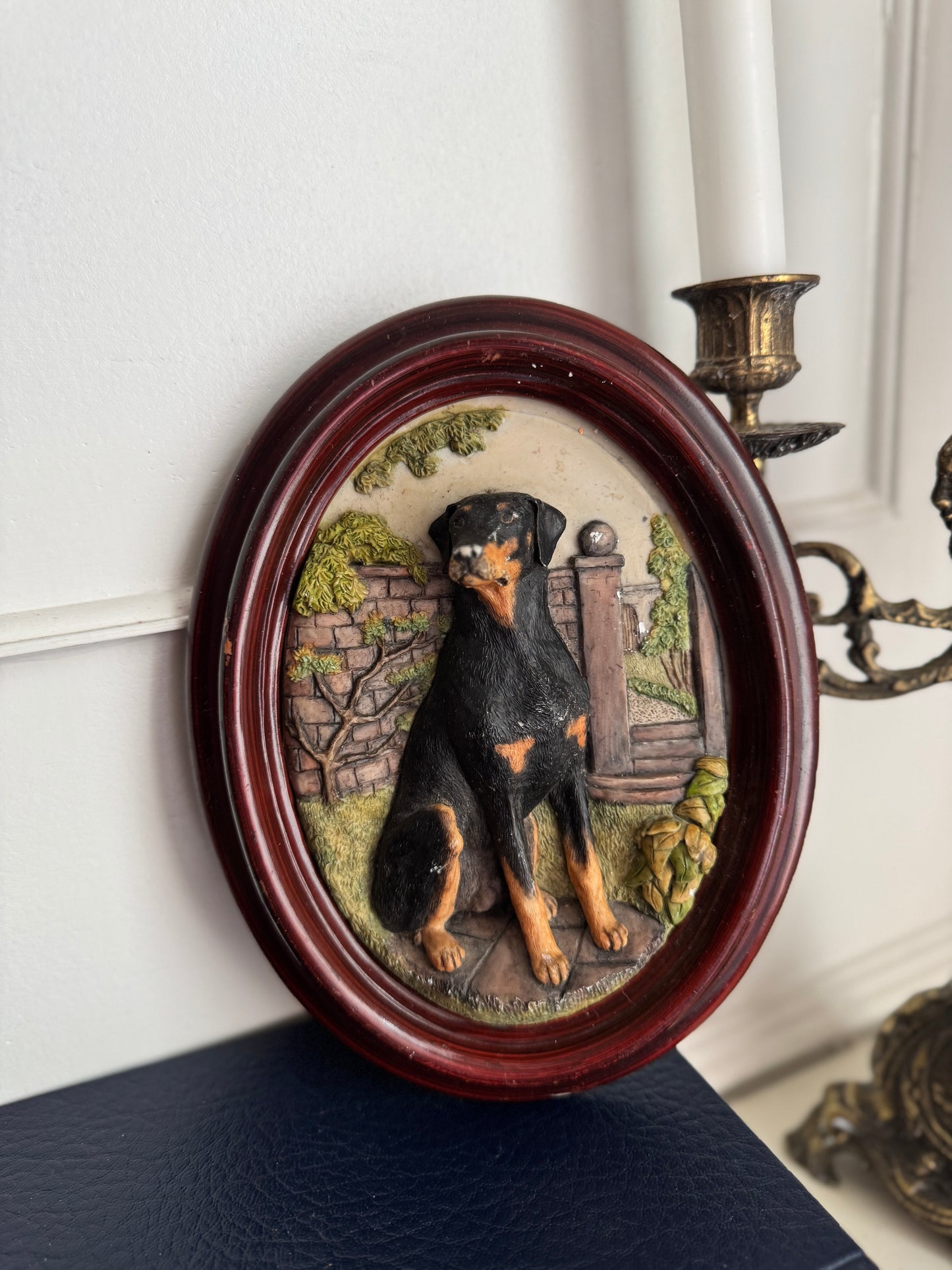 Classic Canine Vintage 3D Dog Wall Plaque Art