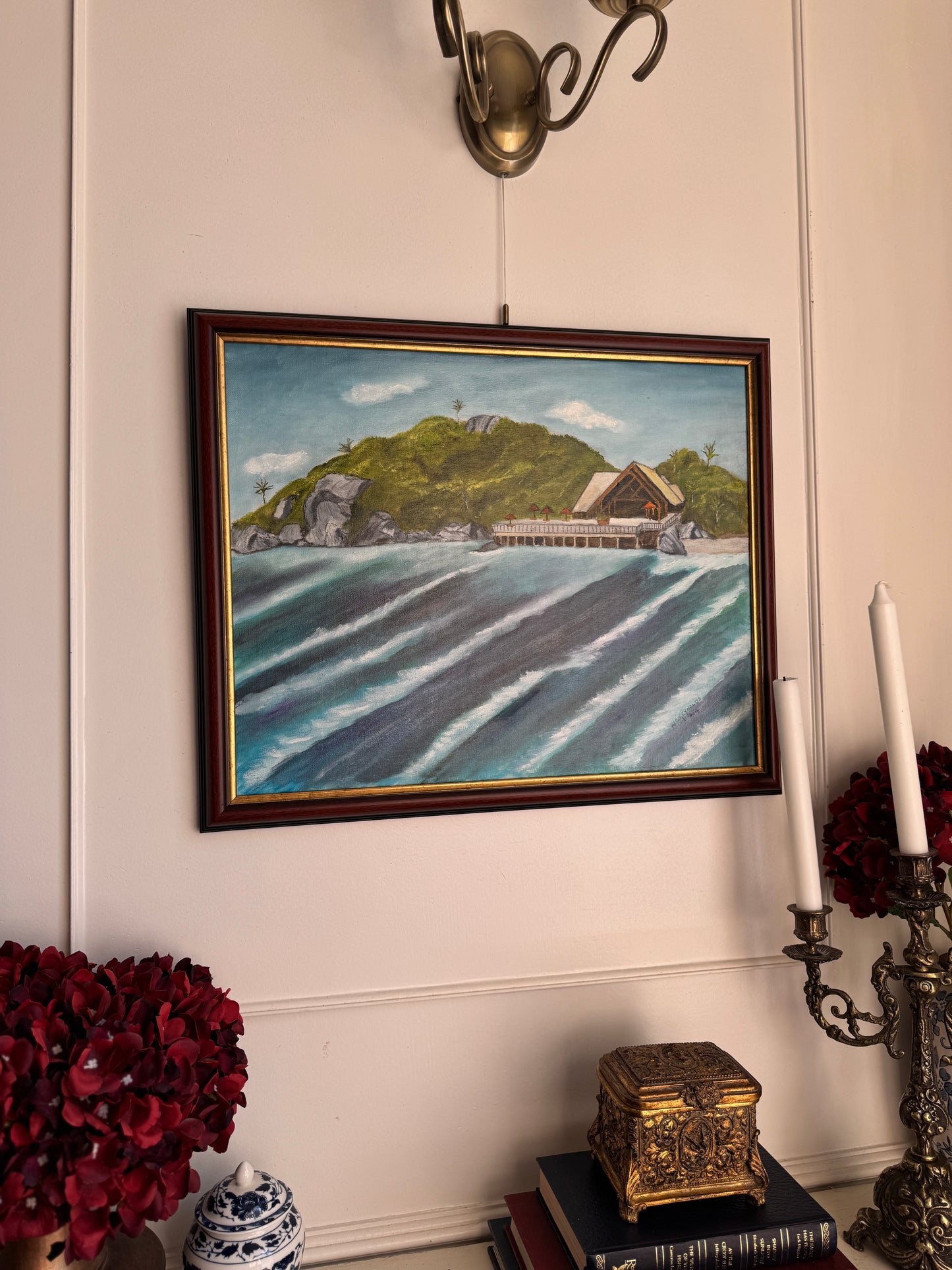 Azure Escape – Original Oil Painting by N.G. Reynolds