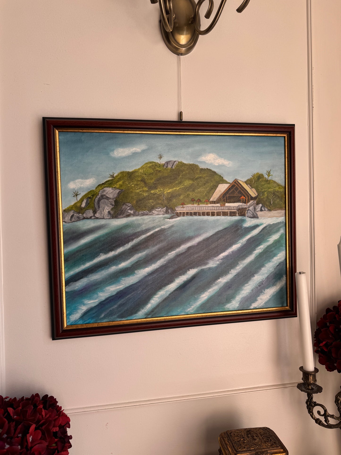 Azure Escape – Original Oil Painting by N.G. Reynolds