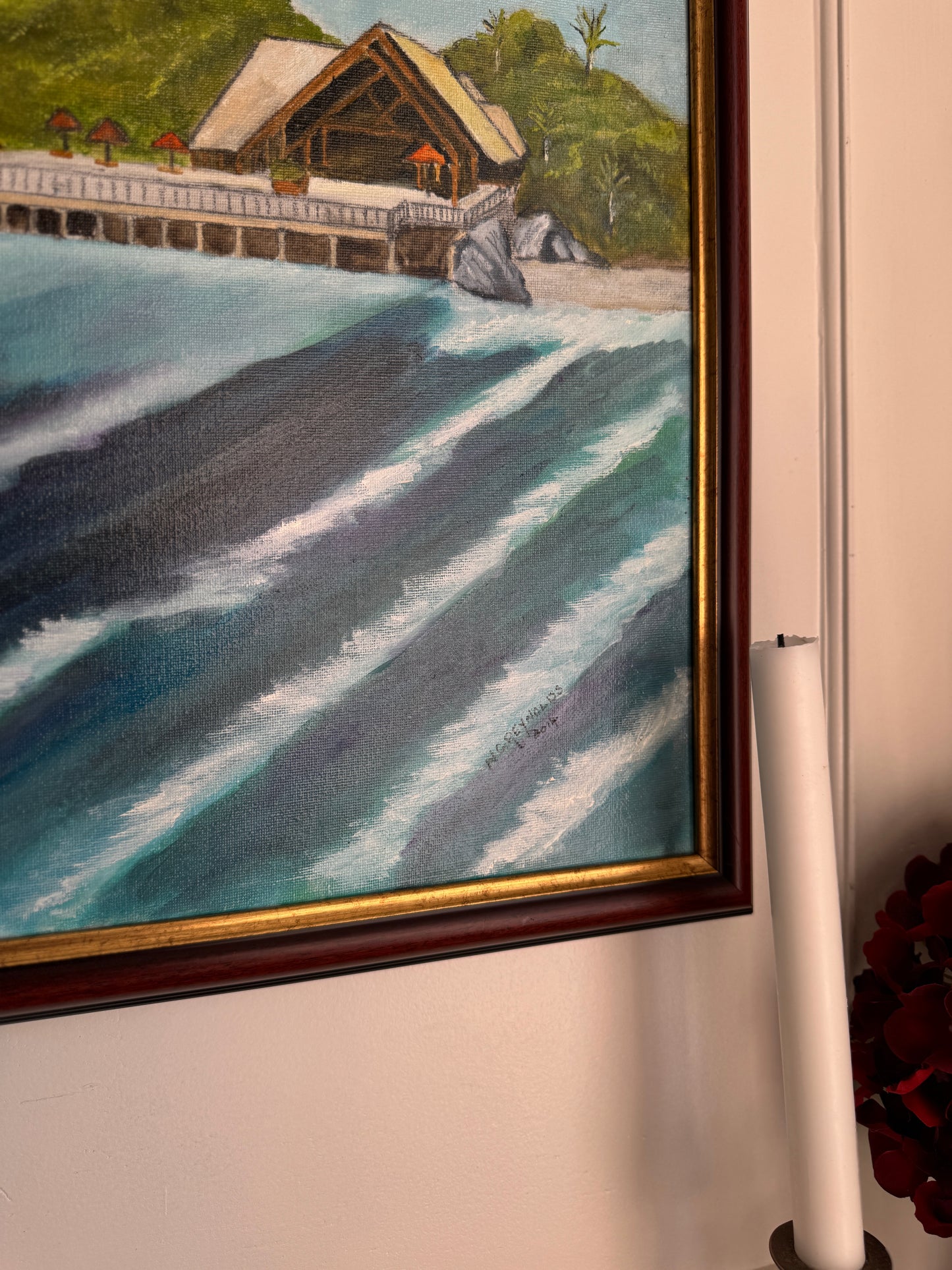 Azure Escape – Original Oil Painting by N.G. Reynolds