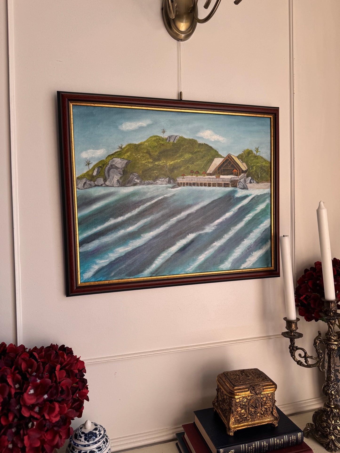 Azure Escape – Original Oil Painting by N.G. Reynolds