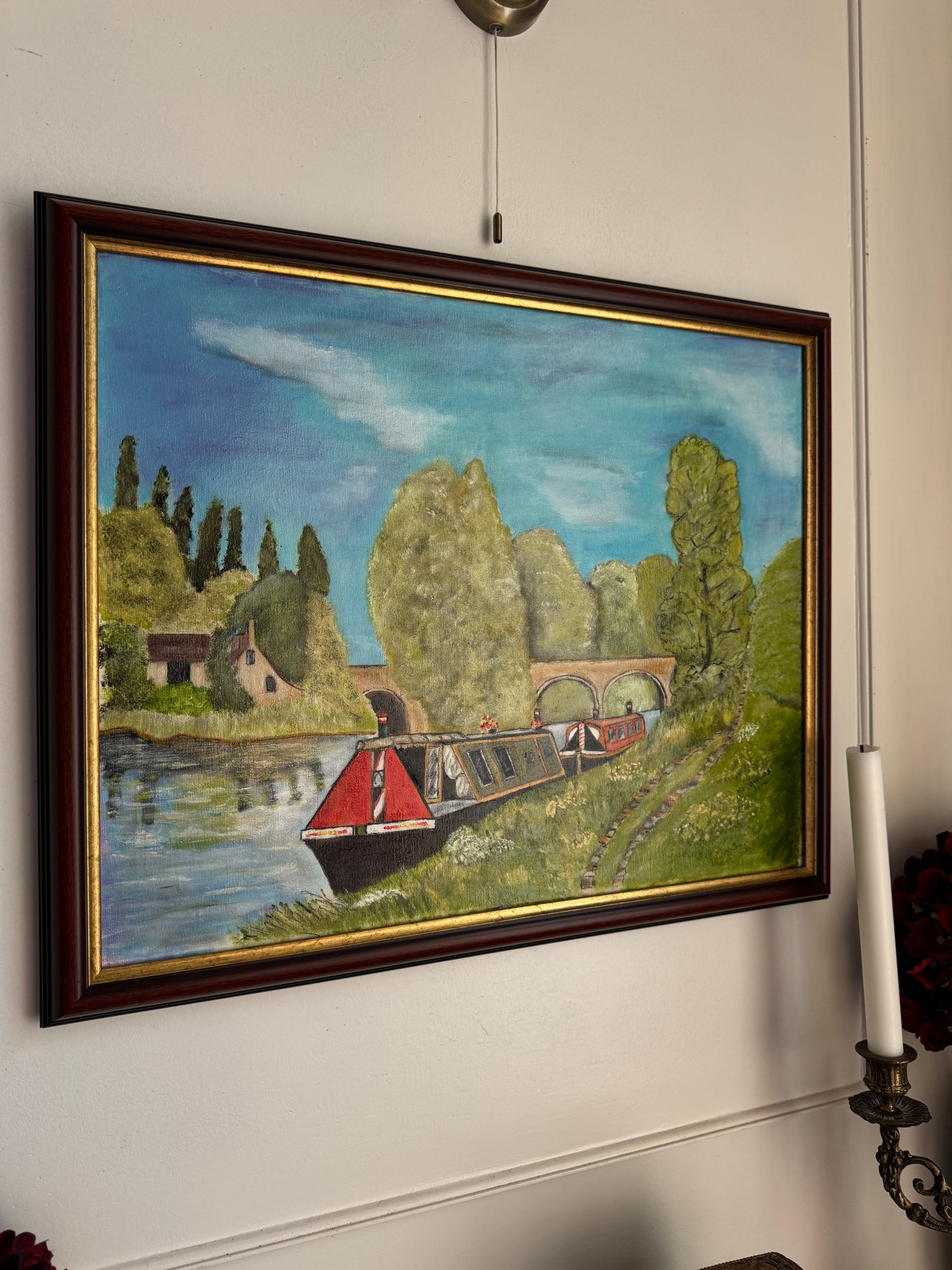 Canal Daydreams – Original Oil Painting by N.G. Reynolds