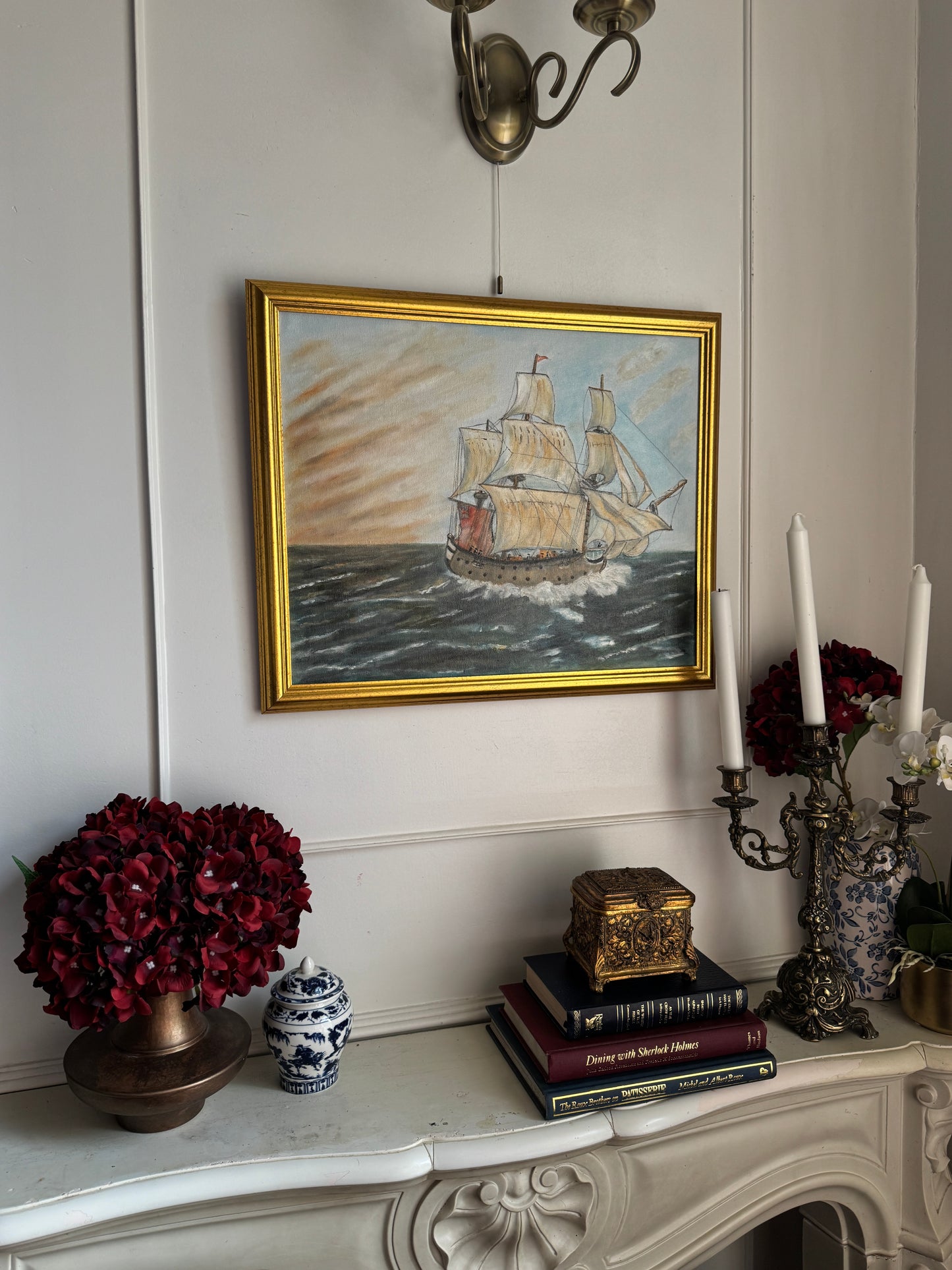 Sailing Into Time – Original Oil Painting by N.G. Reynolds