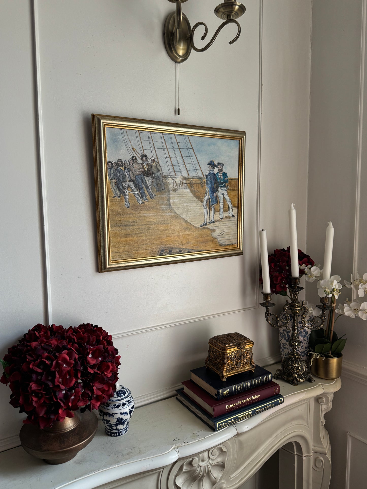 Drums of War - Original Oil Painting by N.G. Reynolds