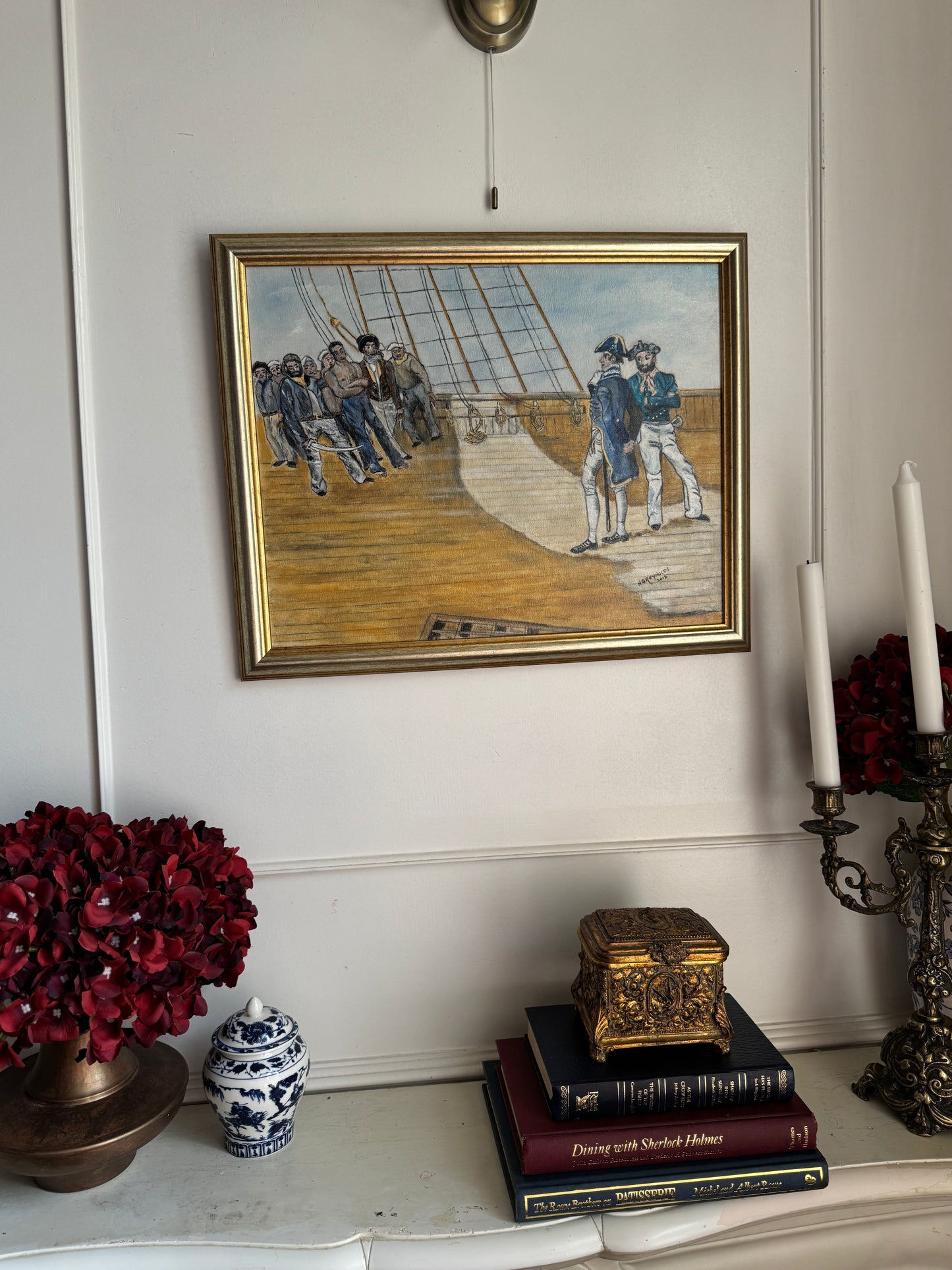 Drums of War - Original Oil Painting by N.G. Reynolds