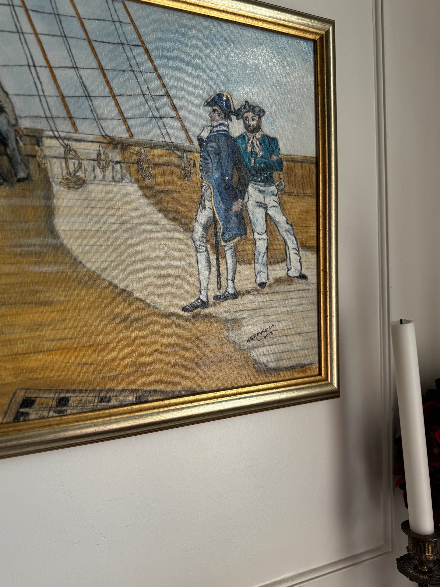 Drums of War - Original Oil Painting by N.G. Reynolds