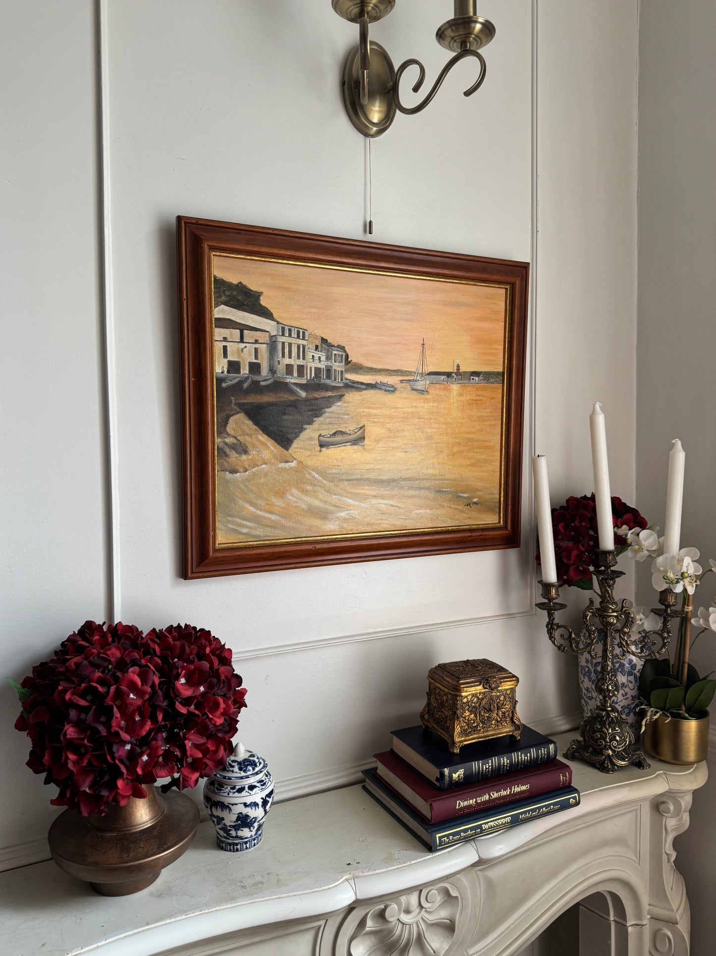 Golden Shorelines – Original Oil Painting by N.G. Reynolds