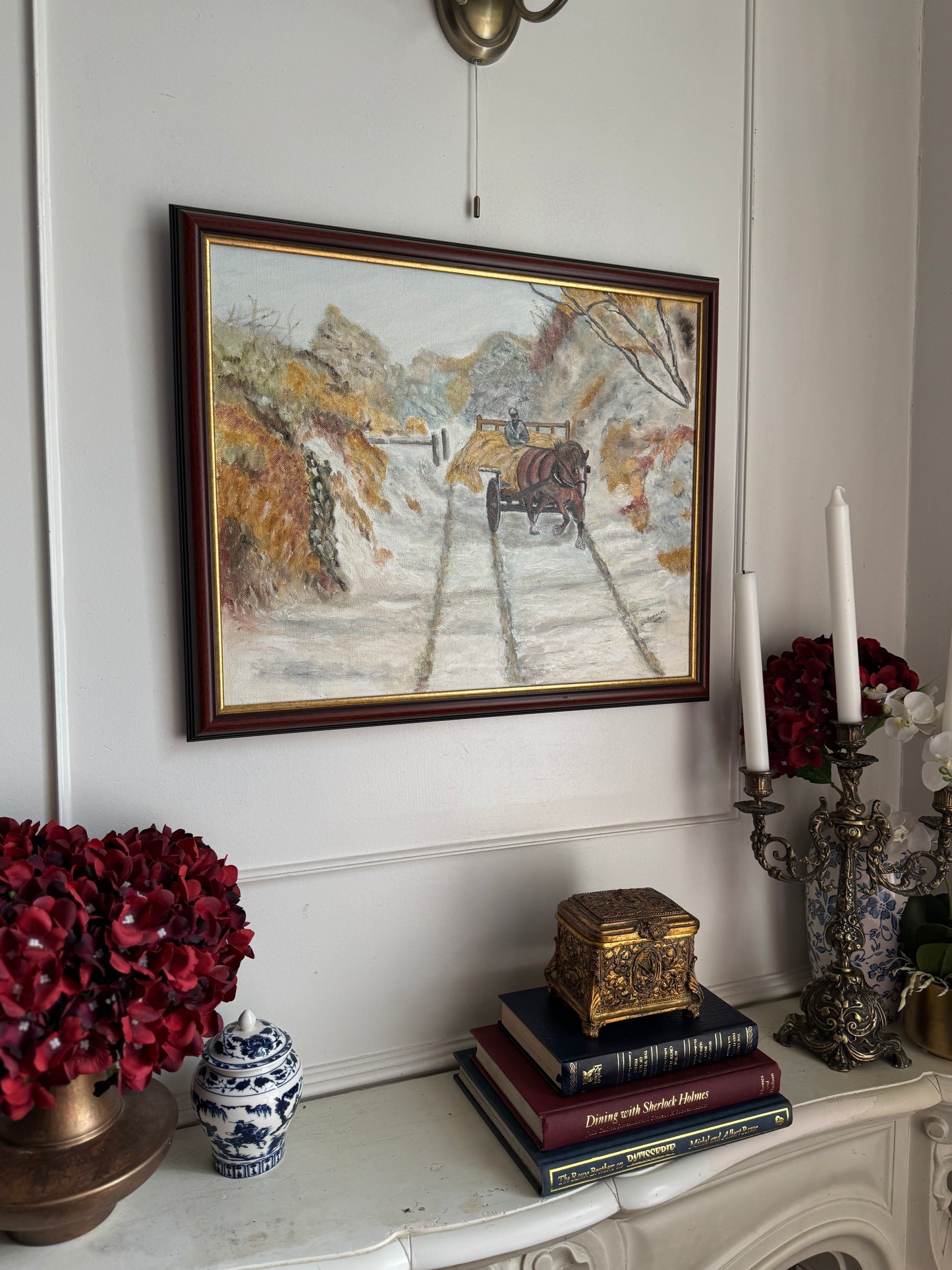 Through Silent Pines– Original Oil Painting by N.G. Reynolds