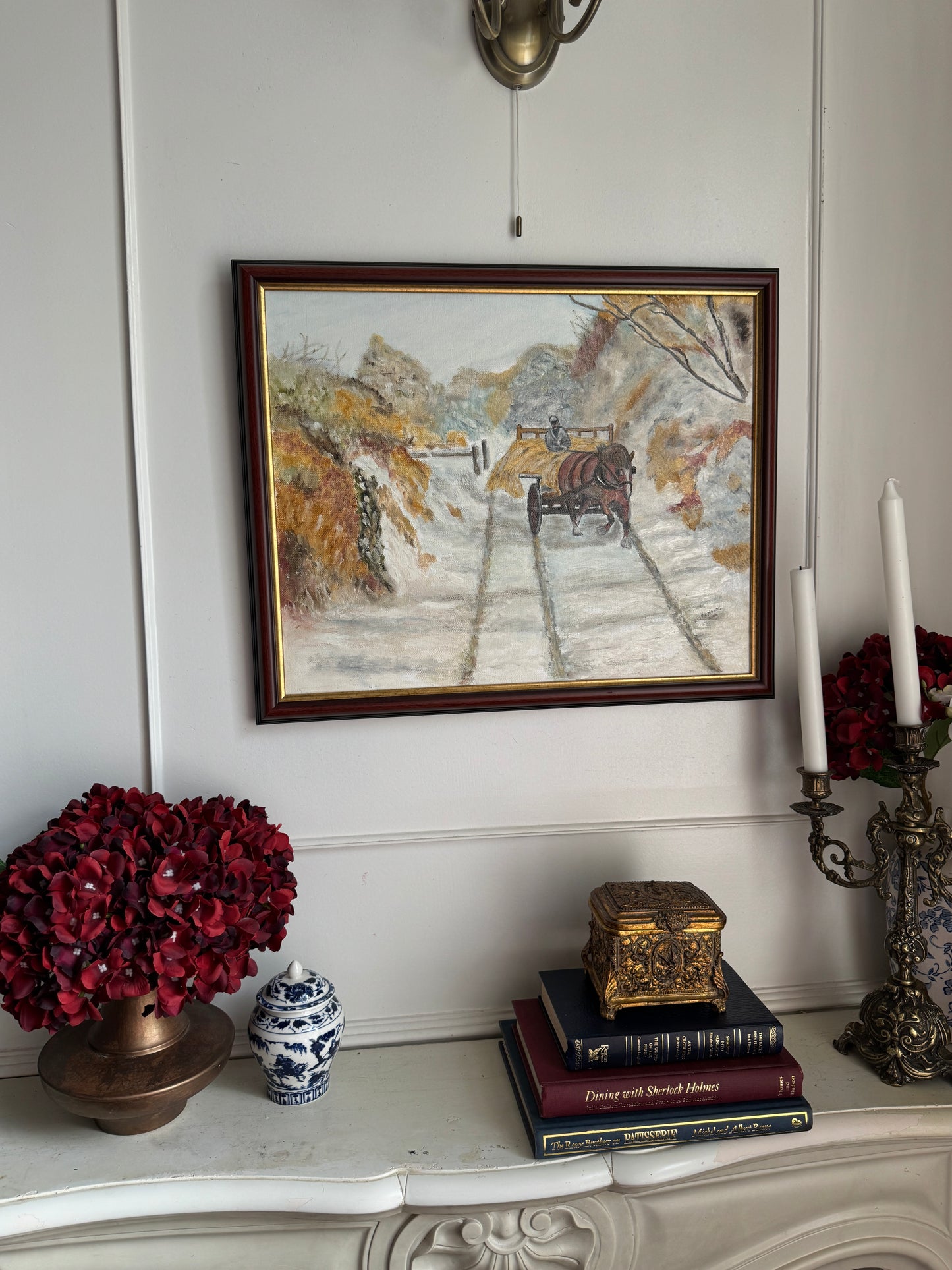 Through Silent Pines– Original Oil Painting by N.G. Reynolds