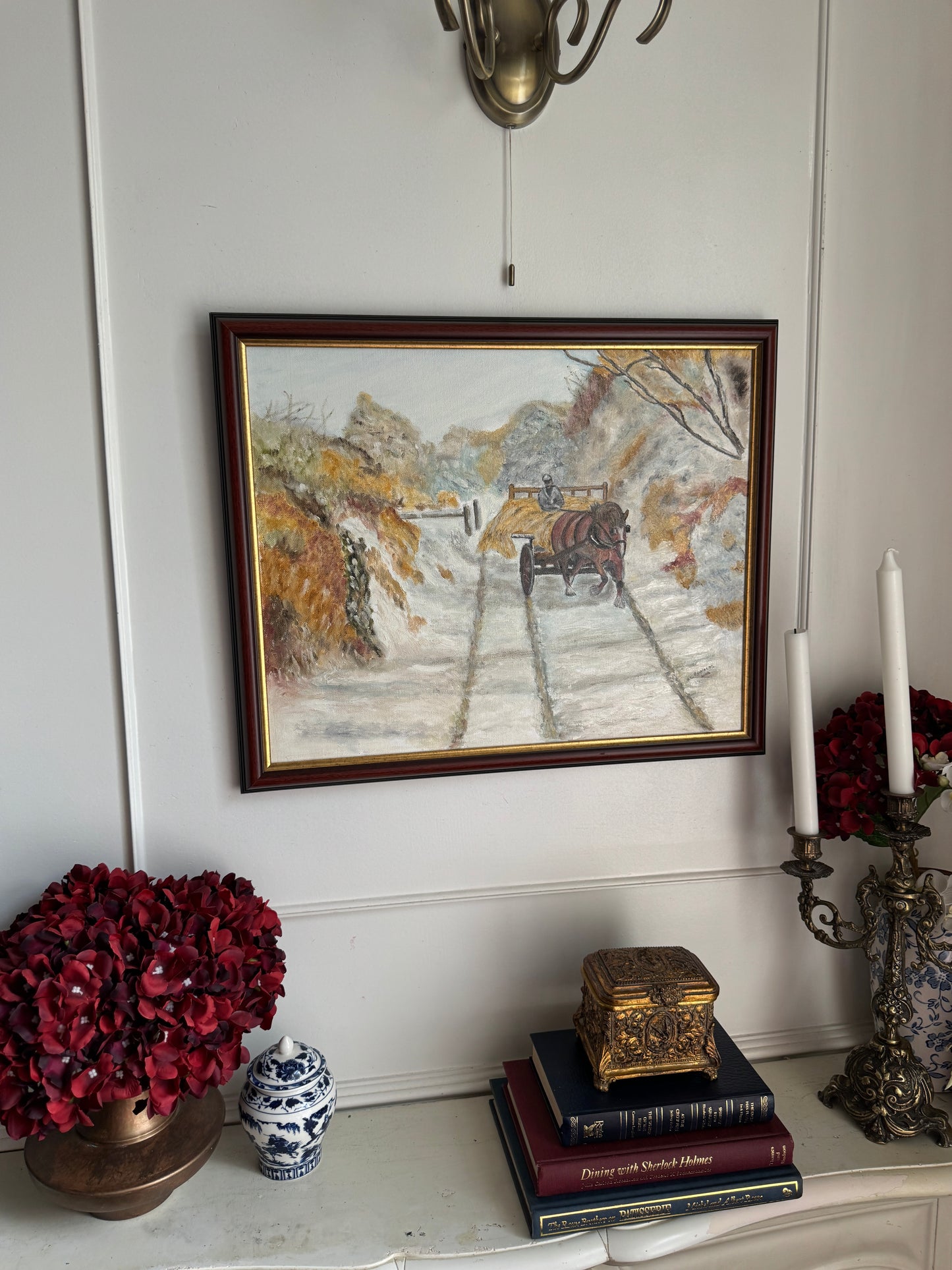 Through Silent Pines– Original Oil Painting by N.G. Reynolds