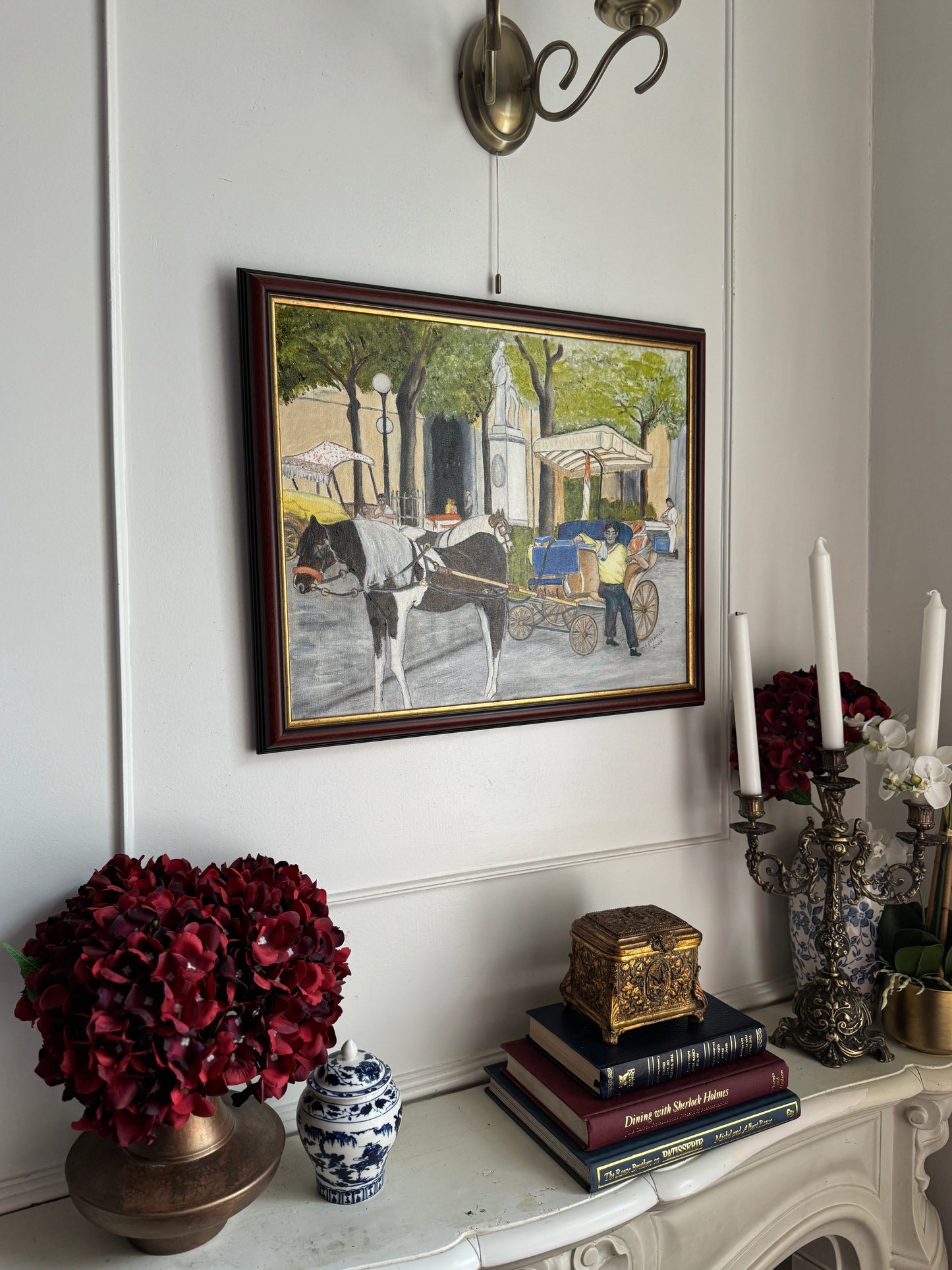 Carriage Through Time - Original Oil Painting by N.G. Reynolds