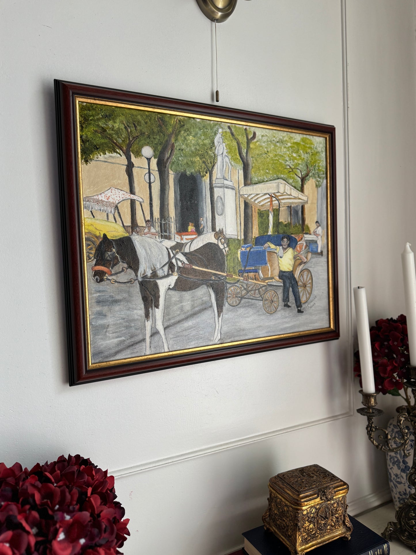 Carriage Through Time - Original Oil Painting by N.G. Reynolds
