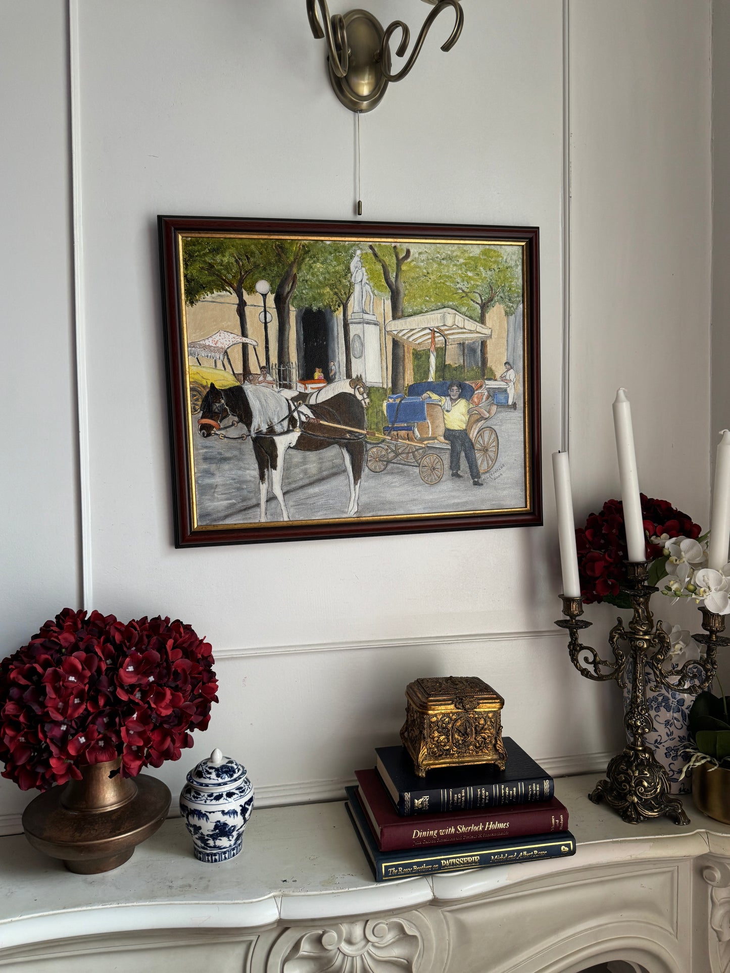 Carriage Through Time - Original Oil Painting by N.G. Reynolds