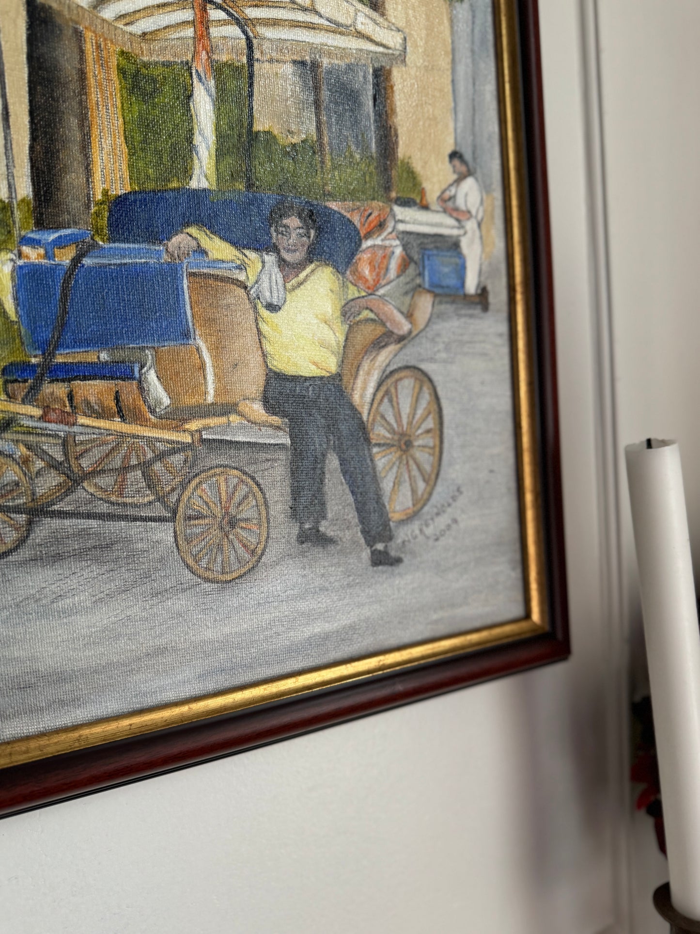 Carriage Through Time - Original Oil Painting by N.G. Reynolds