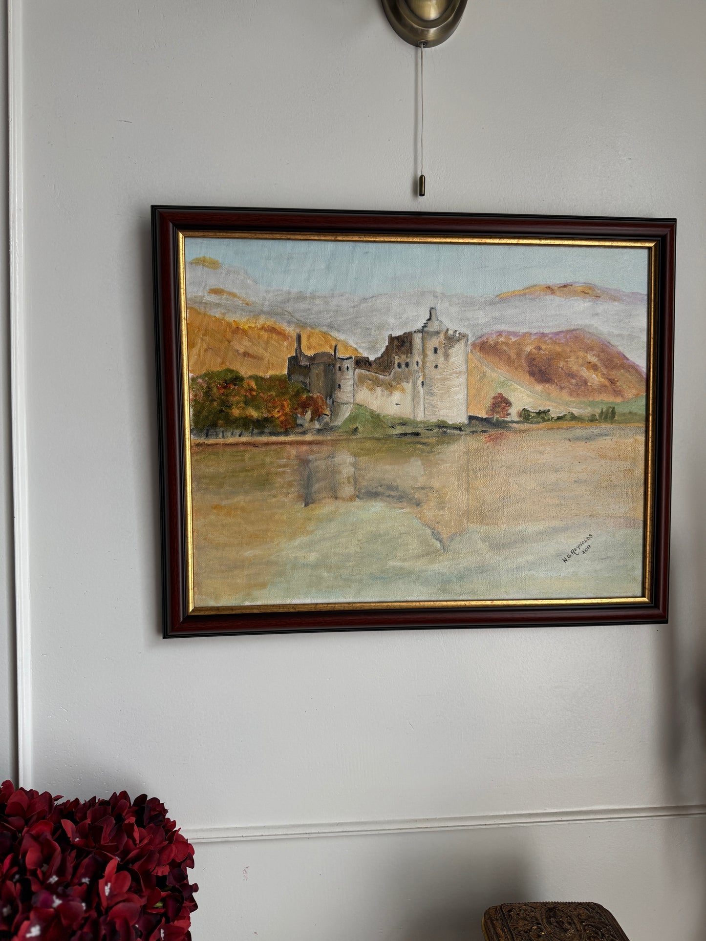 Serenade of Stone and Sea - Original Oil Painting by N.G. Reynolds
