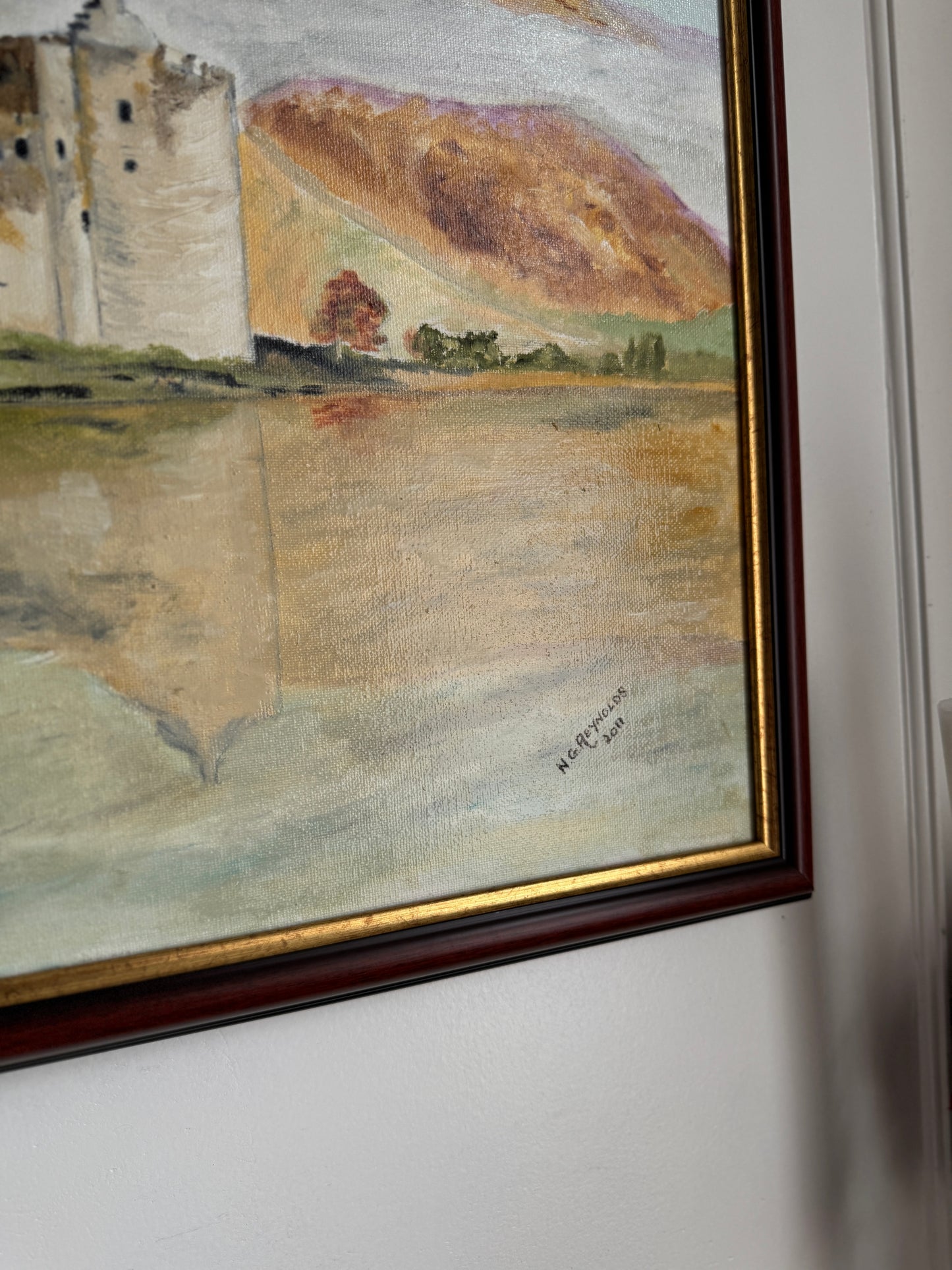 Serenade of Stone and Sea - Original Oil Painting by N.G. Reynolds