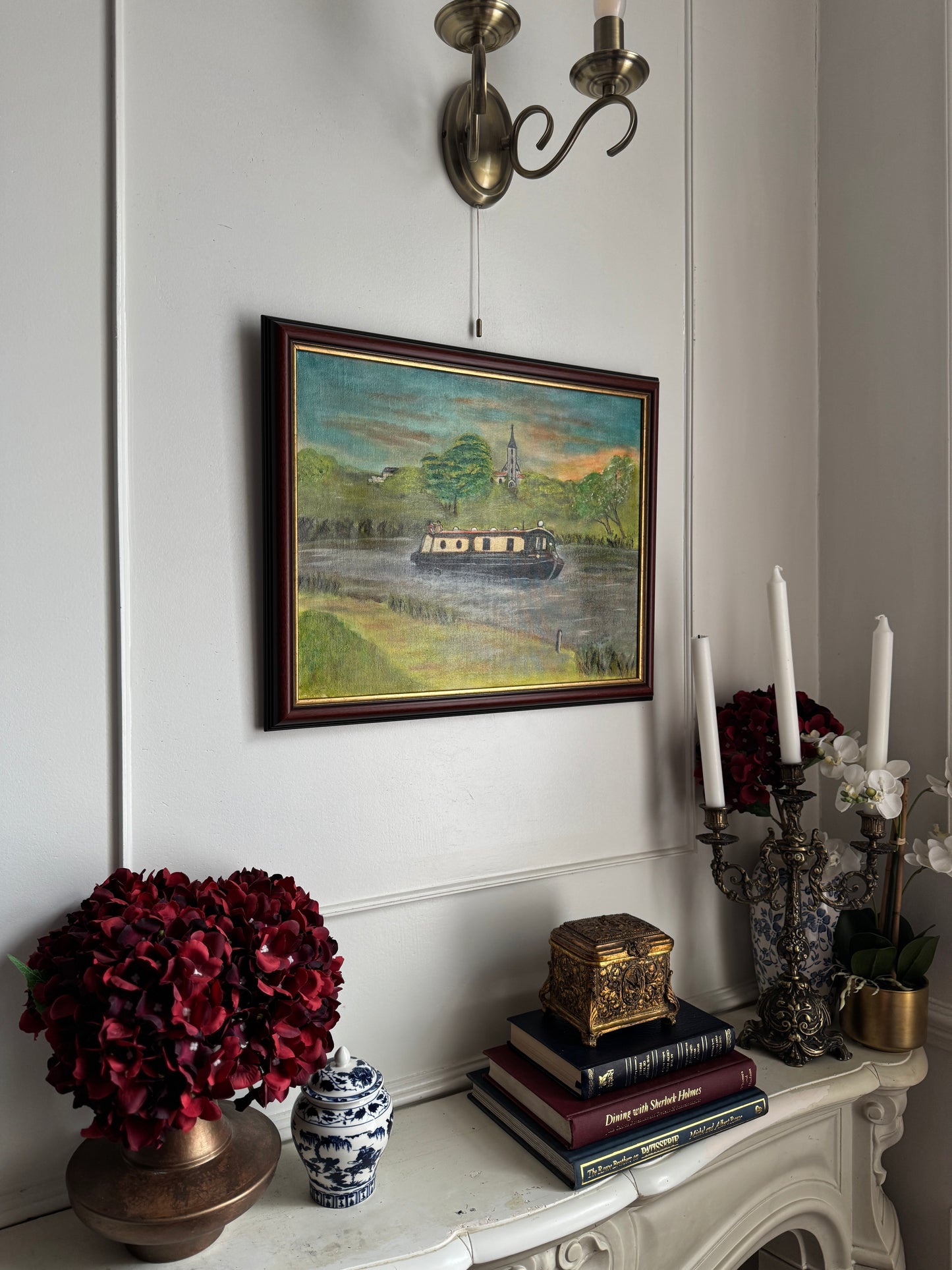 Afloat Through the Palette- Original Oil Painting by N.G. Reynolds