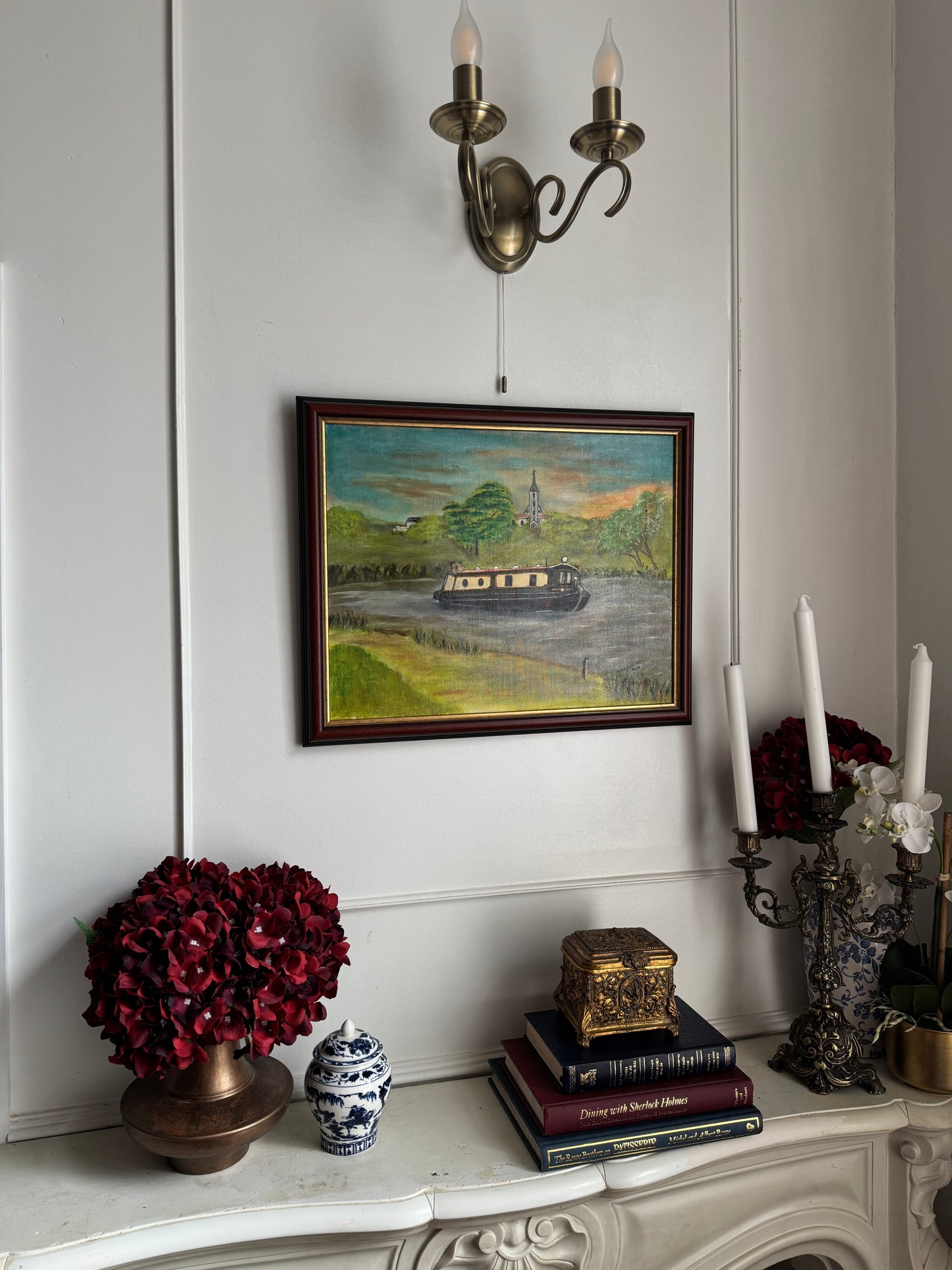Afloat Through the Palette- Original Oil Painting by N.G. Reynolds