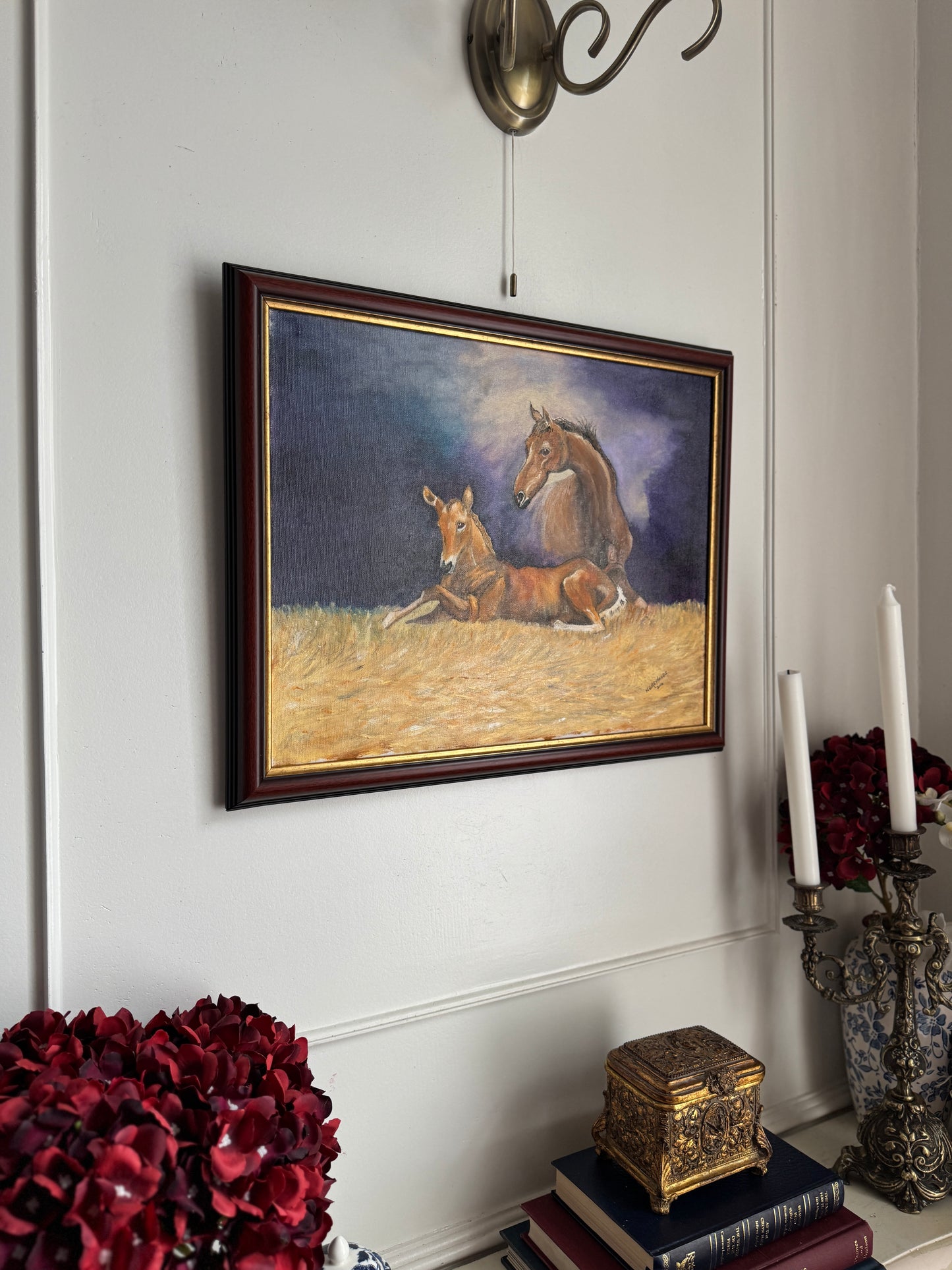 In Her Shadow- Original Oil Painting by N.G. Reynolds