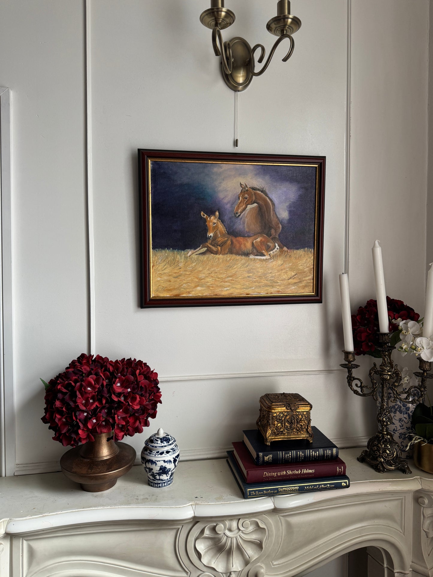 In Her Shadow- Original Oil Painting by N.G. Reynolds